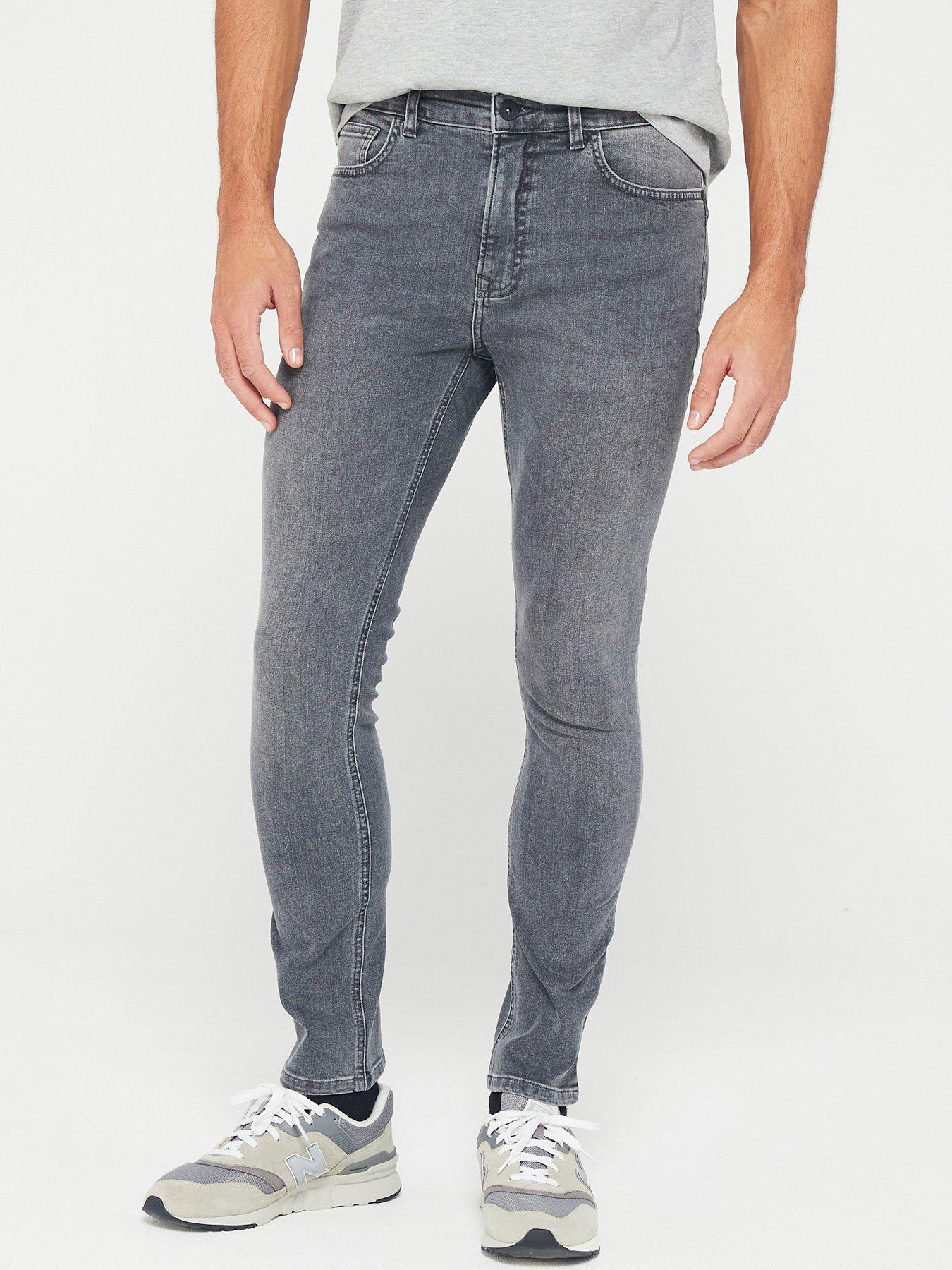Image 1 of 6 of The Very Collection Mens Slim Stretch Jeans - Grey Wash