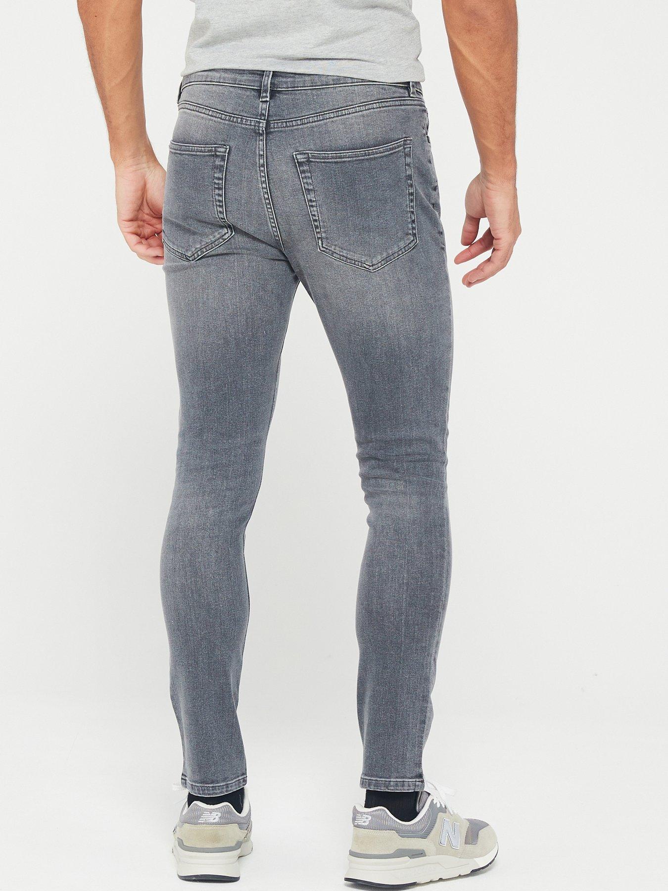 Image 2 of 6 of The Very Collection Mens Slim Stretch Jeans - Grey Wash