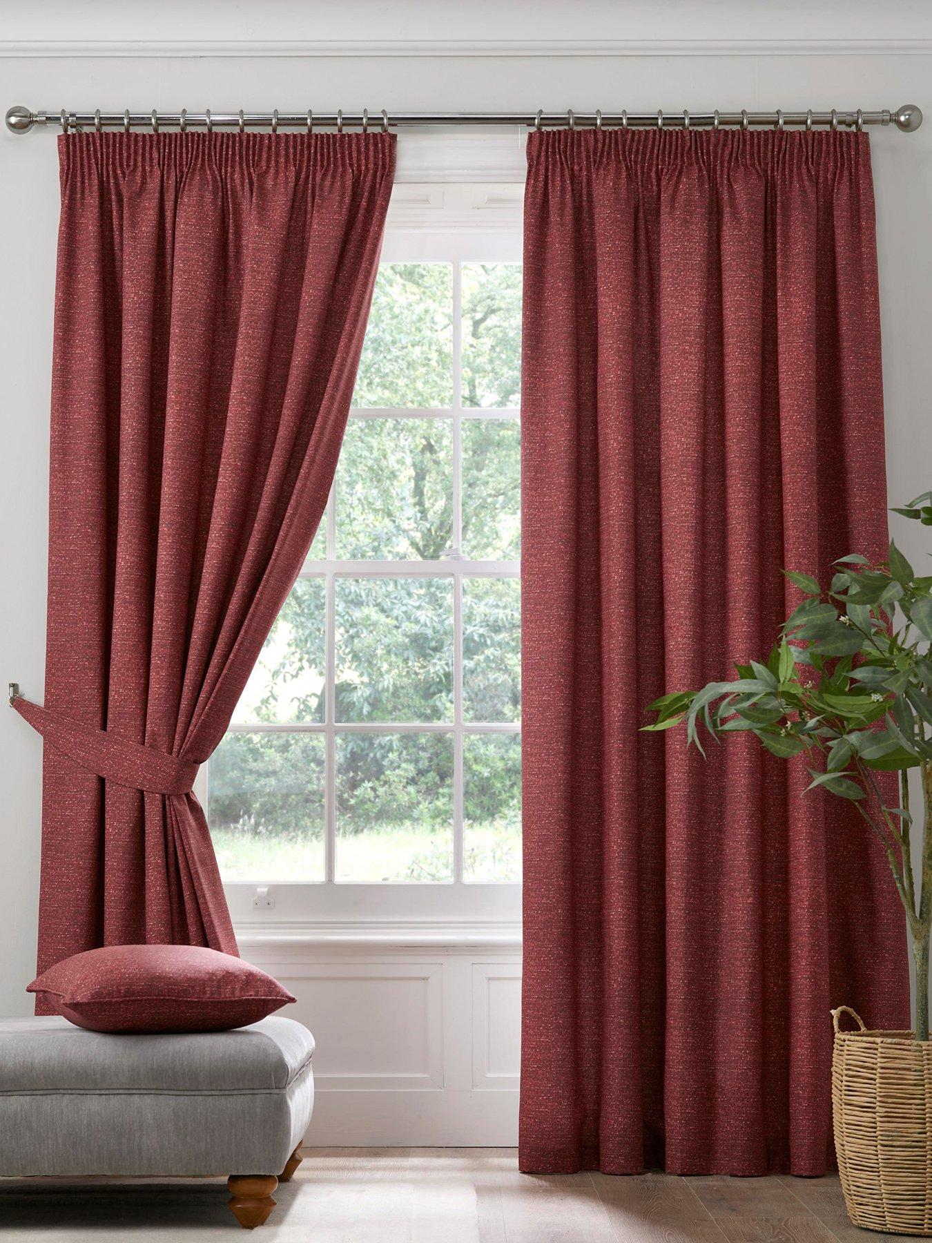 Very Home Thermal Velour Eyelet Lined Curtains