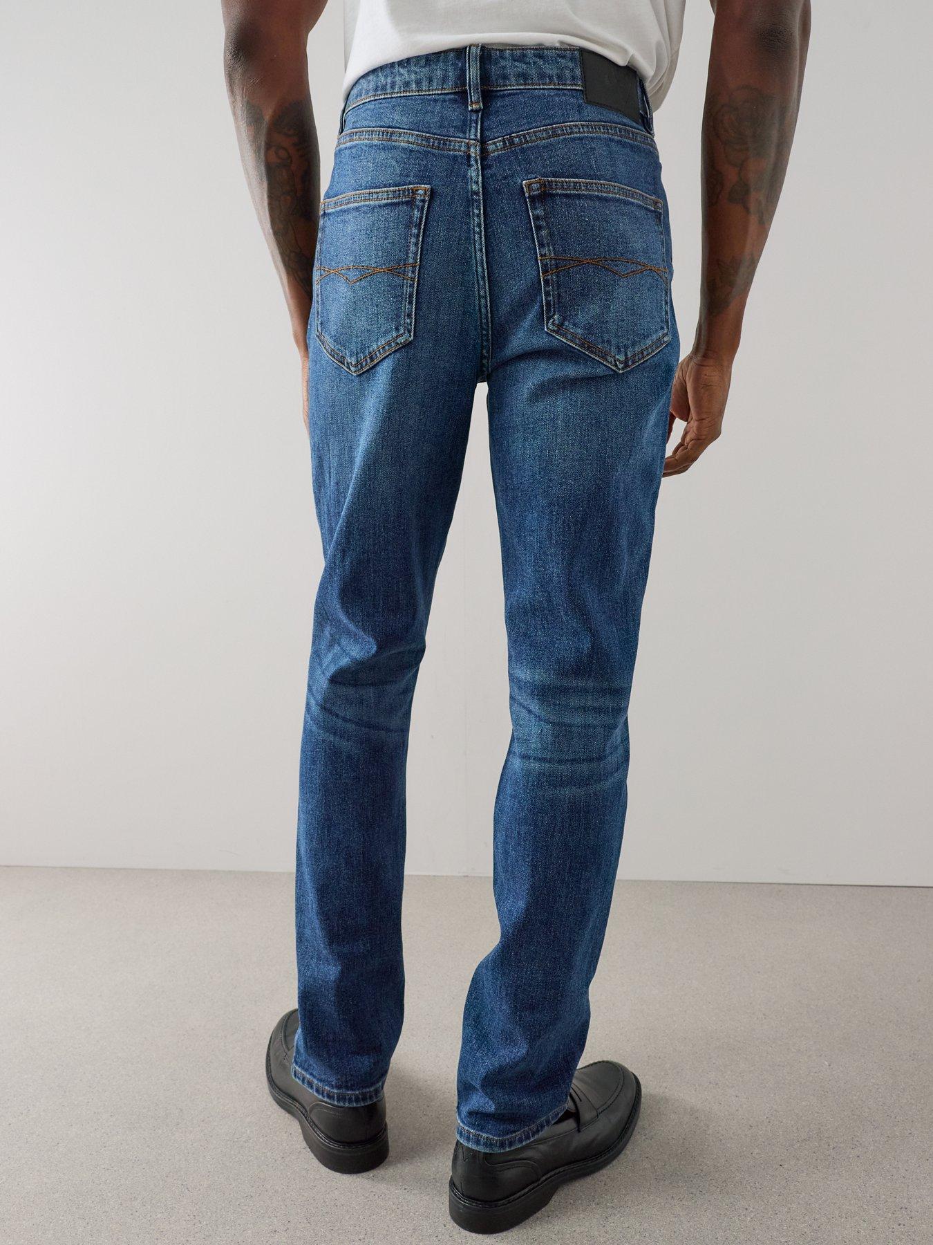 Image 2 of 7 of The Very Collection Mens Slim Stretch Jeans - Midi Wash