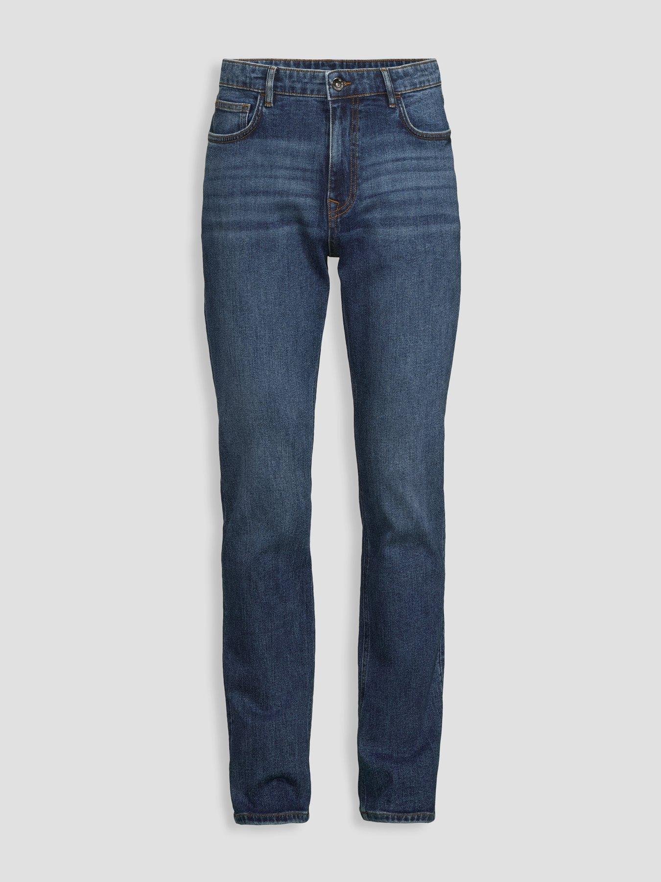 Image 7 of 7 of The Very Collection Mens Slim Stretch Jeans - Midi Wash