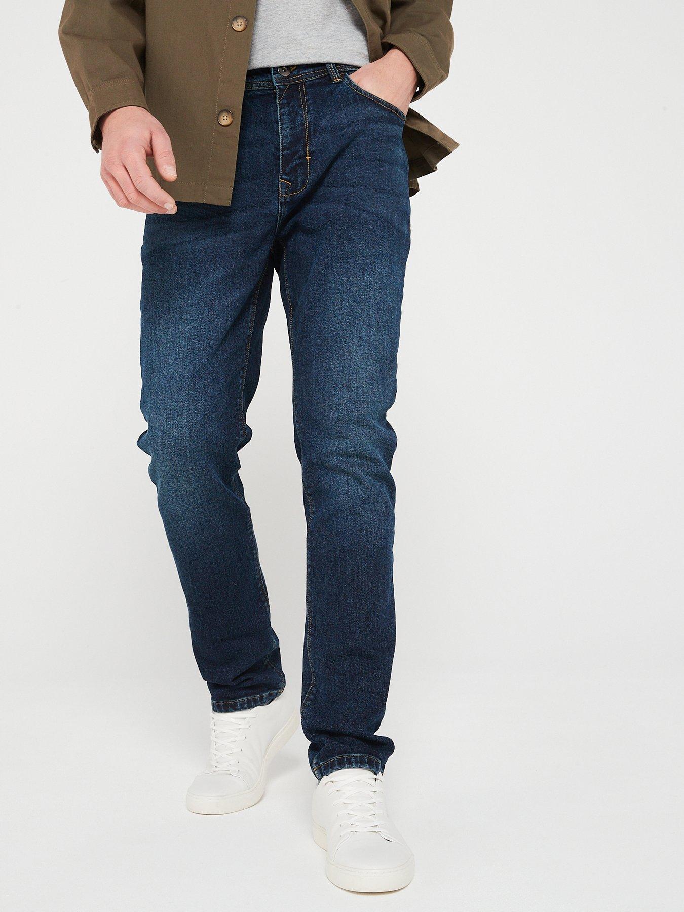  image of very-man-slim-jeans-with-stretch-vintage-wash