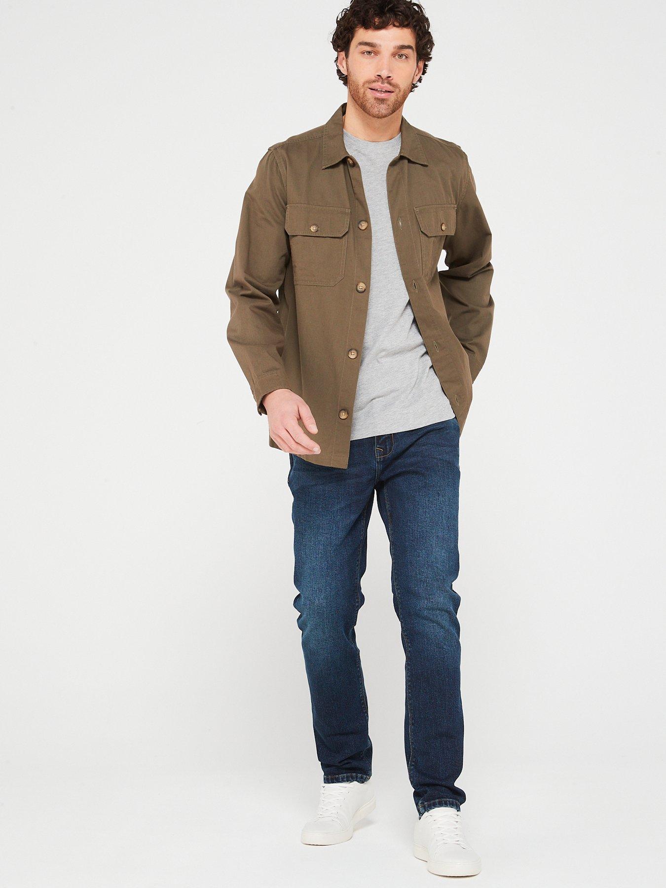  image of very-man-slim-jeans-with-stretch-vintage-wash