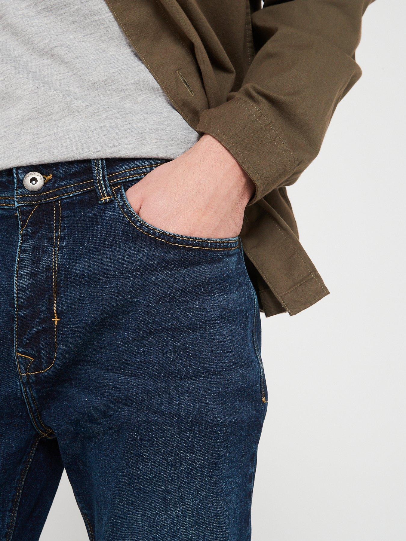  image of very-man-slim-jeans-with-stretch-vintage-wash