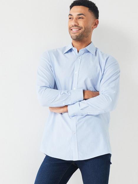 very-man-long-sleeve-fine-stripe-formal-shirt-blue