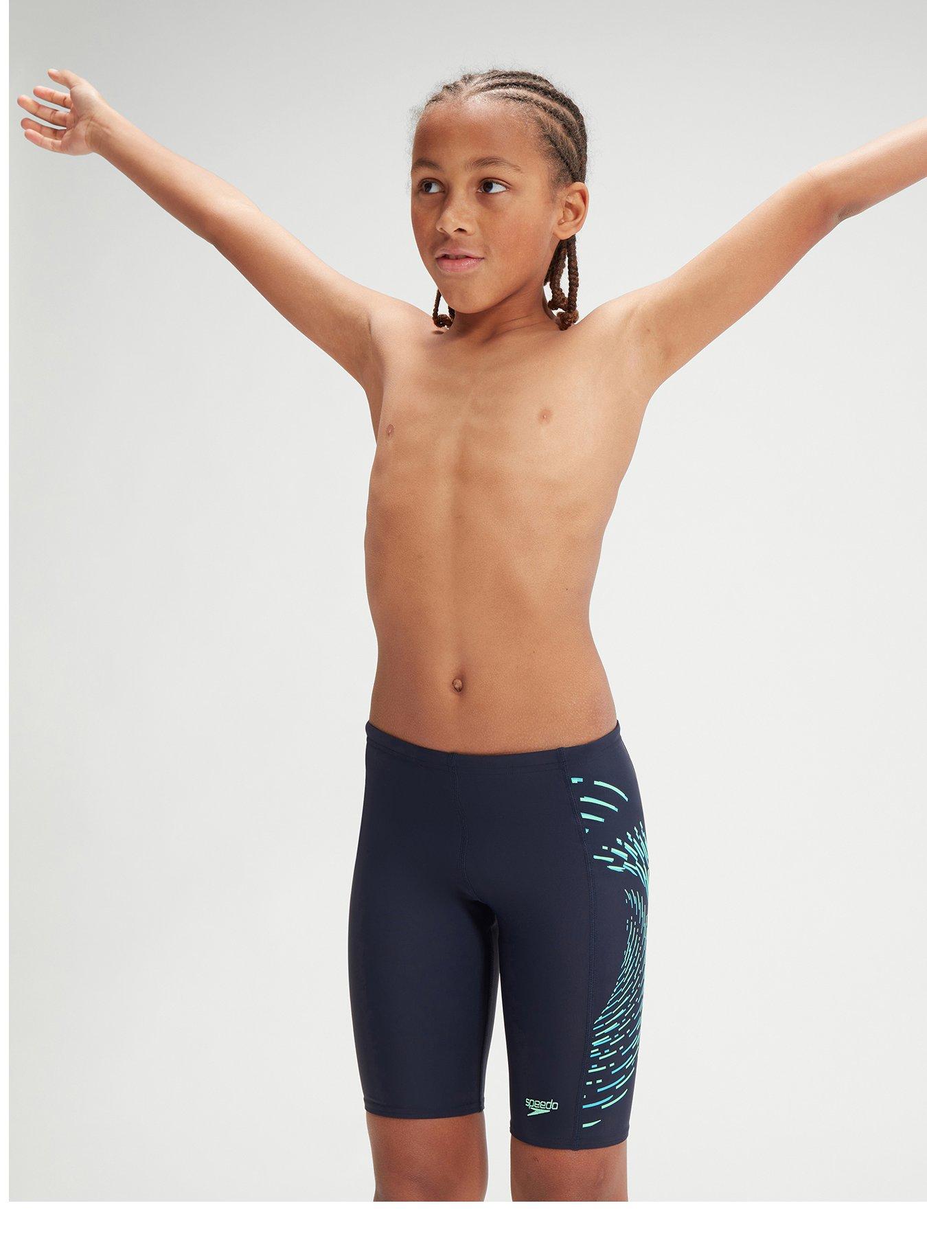 Speedo Boys Plastisol Placement Jammer - Multi | littlewoods.com