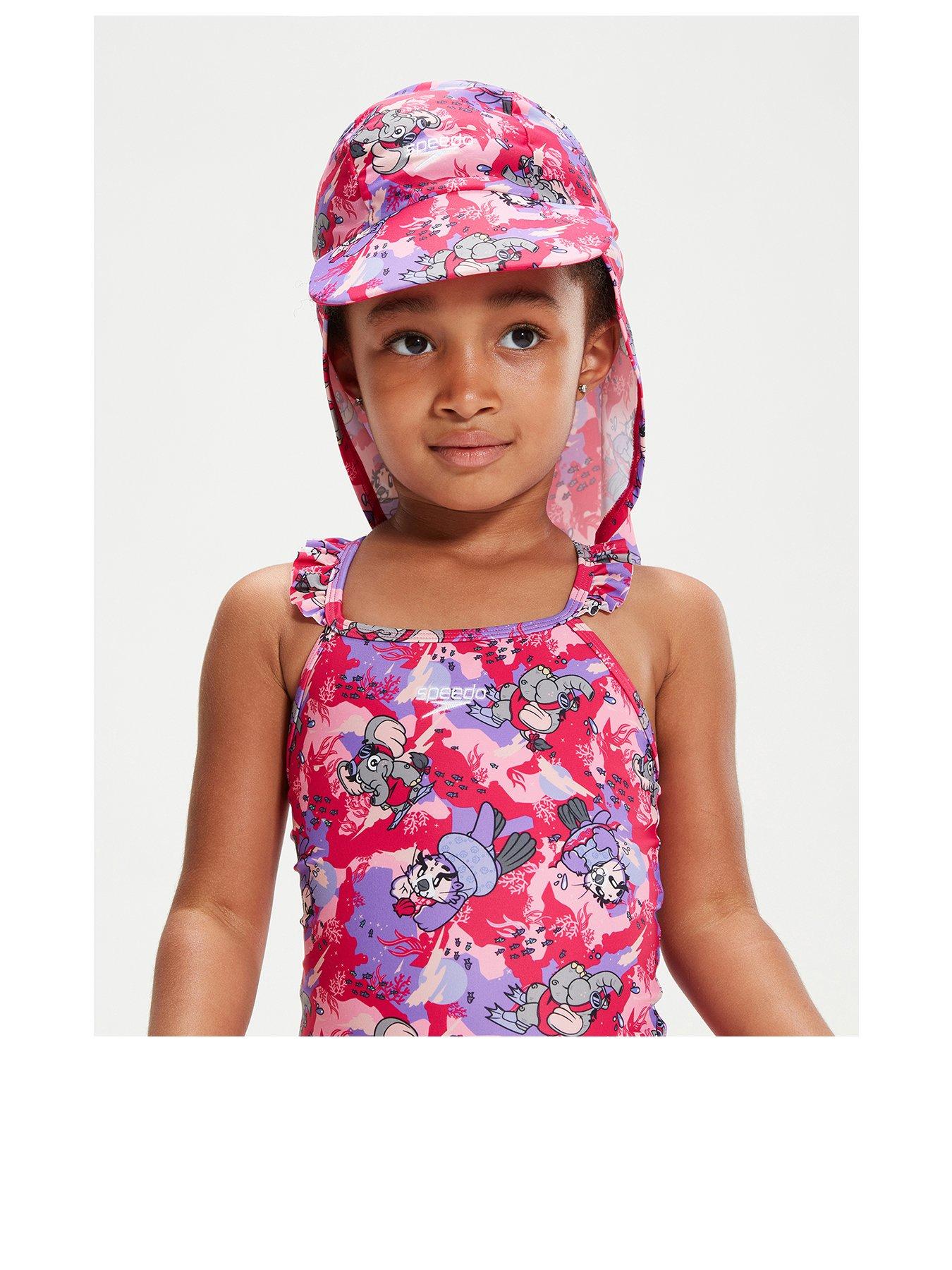 Girls sun store protection hat