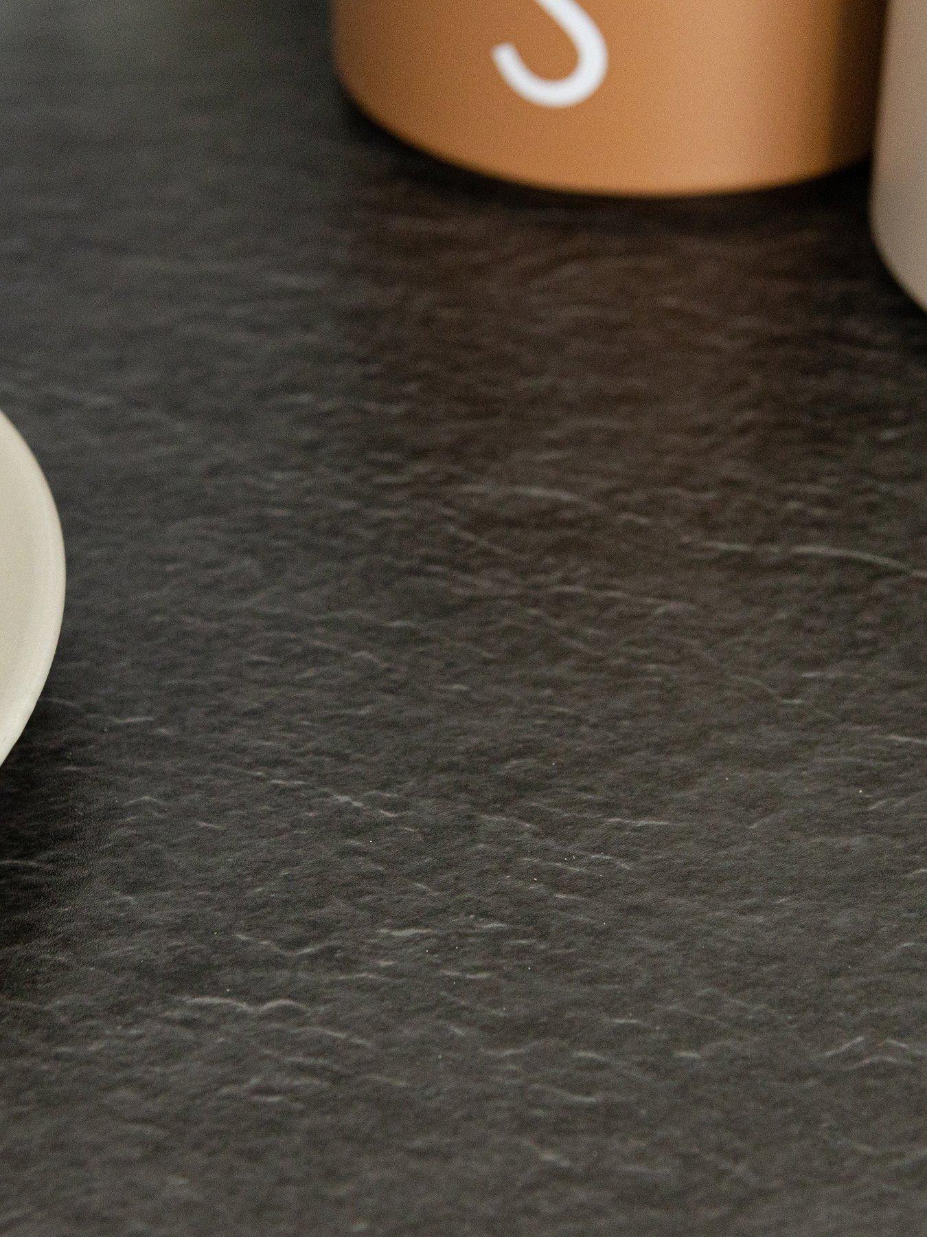 D-C-Fix Black Slate Matt Self Adhesive Vinyl Wrap Film - 67.5 cm x 5 m