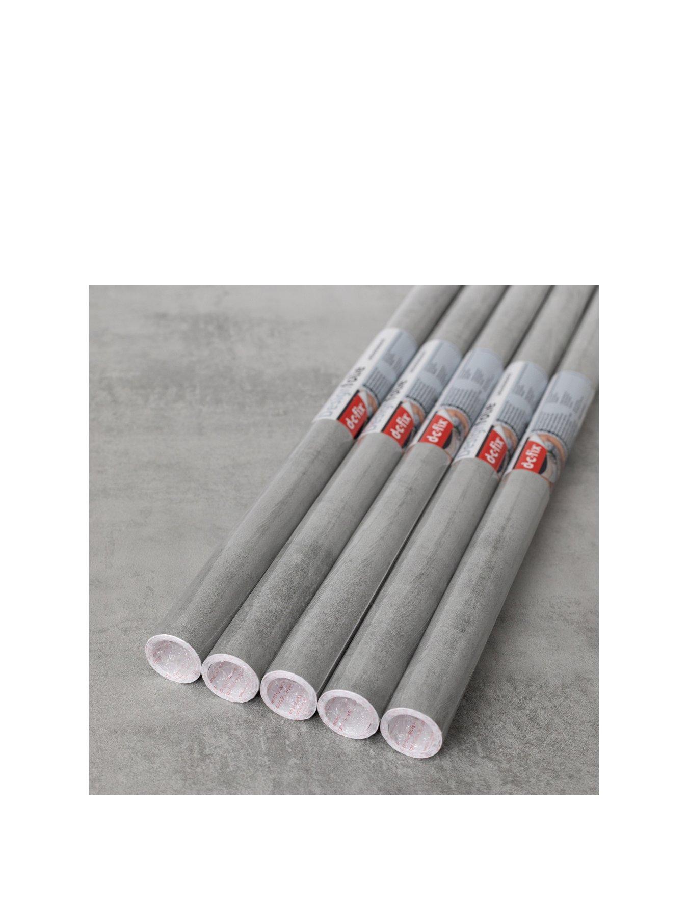 D-C-Fix Concrete Grey Self-Adhesive Vinyl Wrap Film (five rolls)