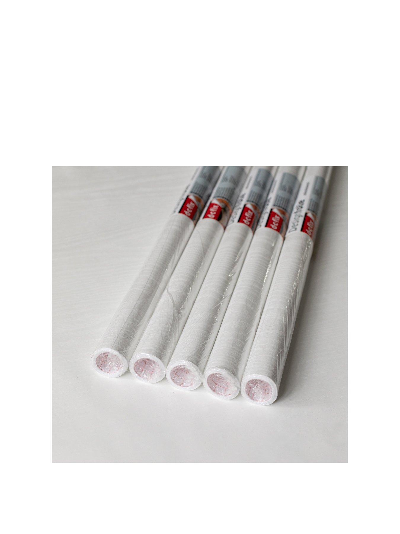 D-C-Fix Whitewood Self-Adhesive Wood Vinyl Wrap Film – contains five 67.5 cm x 2 m rolls