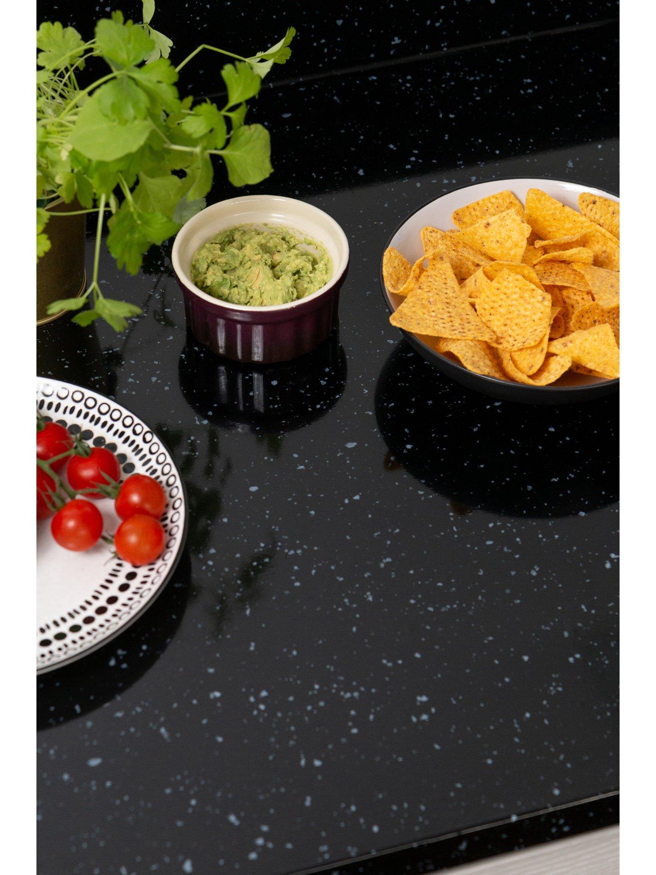  image of d-c-fix-black-granite-quartz-self-adhesive-vinyl-wrap-film-ndash-contains-one-90-x-210-cm-roll