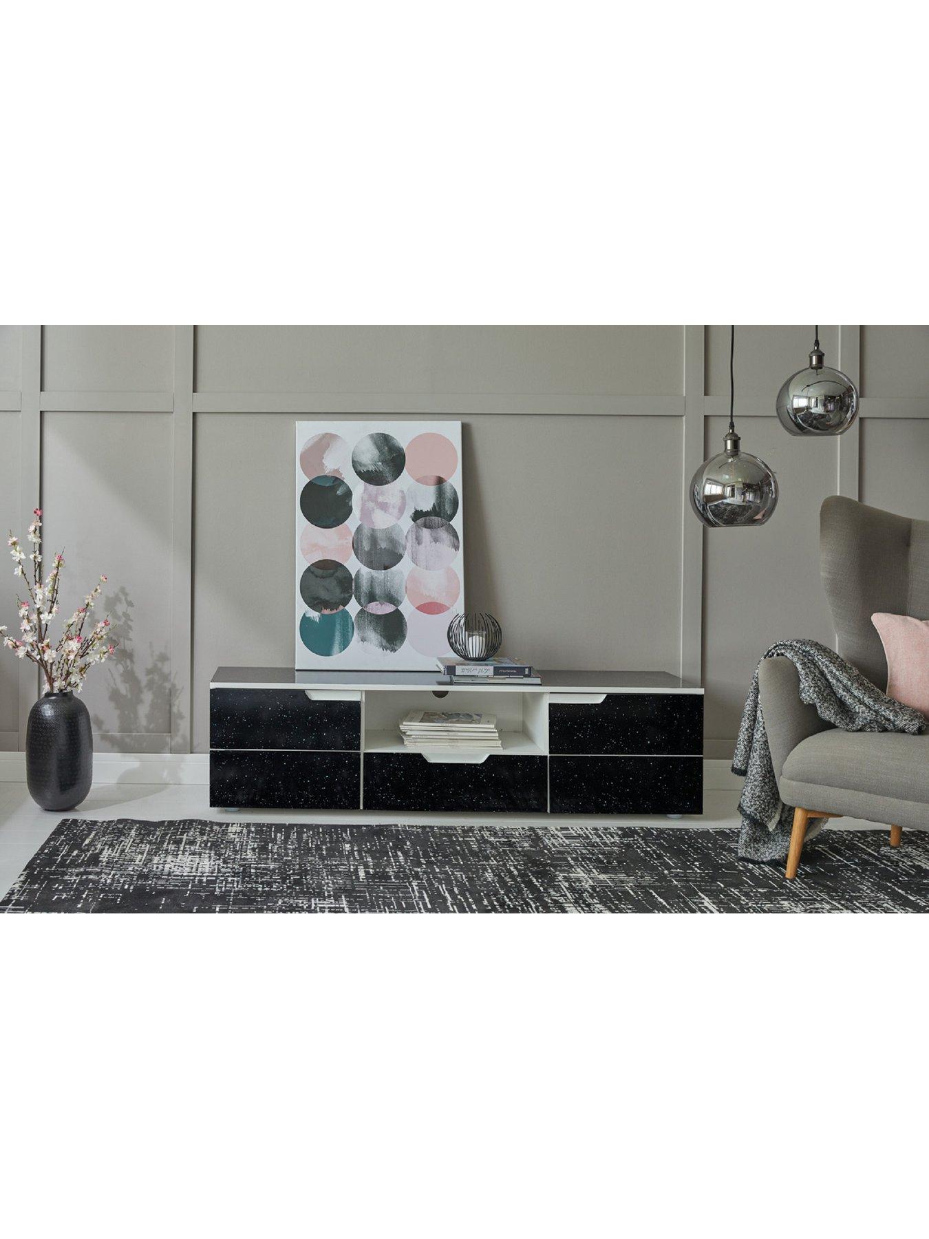  image of d-c-fix-black-granite-quartz-self-adhesive-vinyl-wrap-film-ndash-contains-one-90-x-210-cm-roll