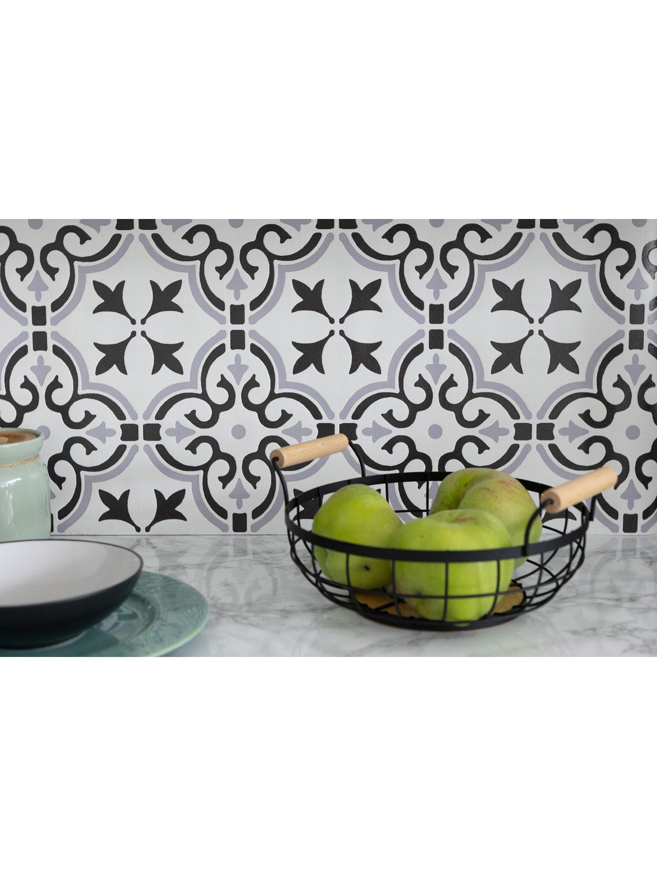  image of d-c-fix-floral-3d-waterproof-splashback-wallpaper-675cm-x-4m