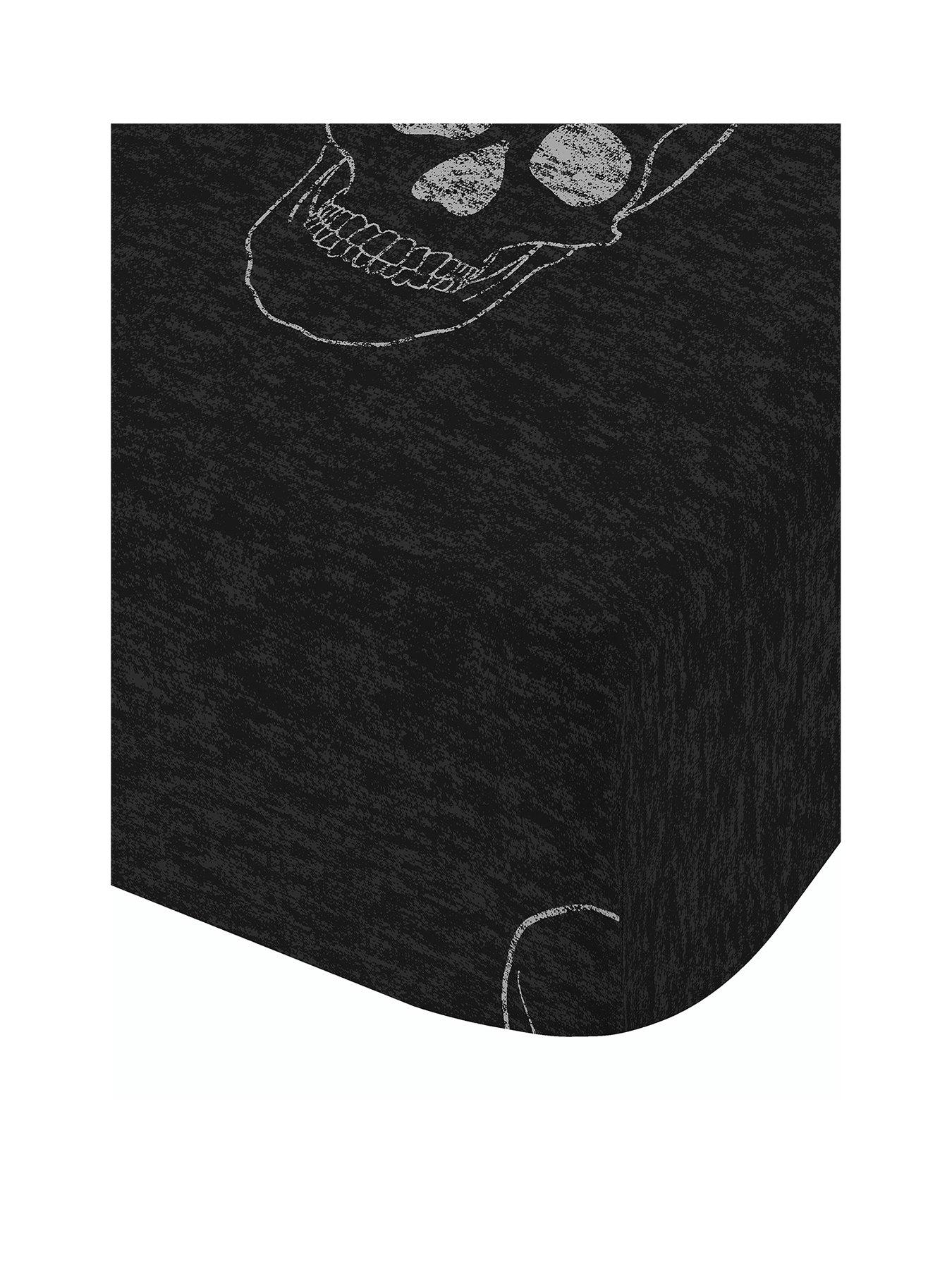 Image 2 of 3 of Catherine Lansfield Skulls Fitted Sheet