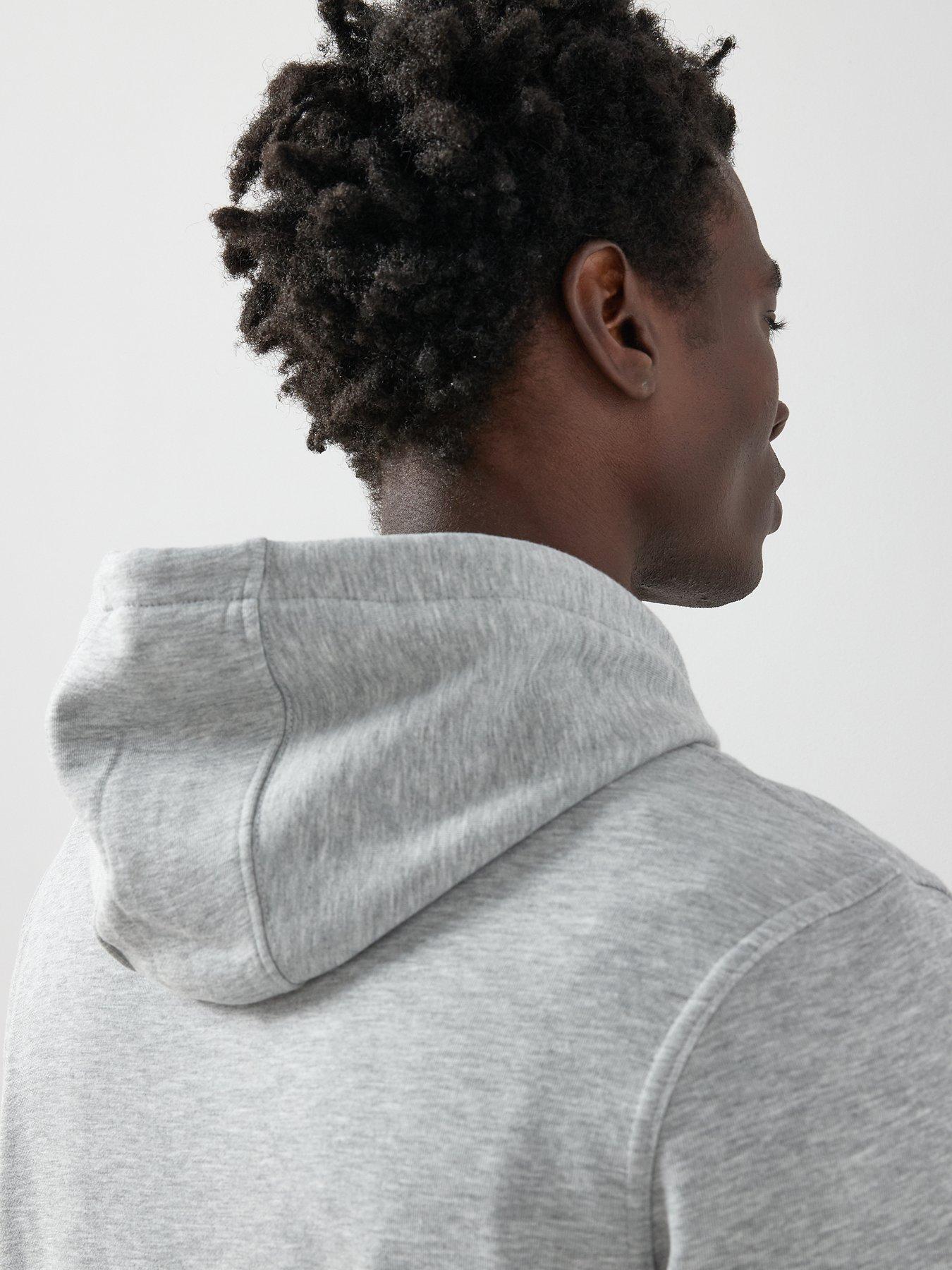 Image 4 of 6 of Very Man Essential Overhead Hoody - Grey Marl