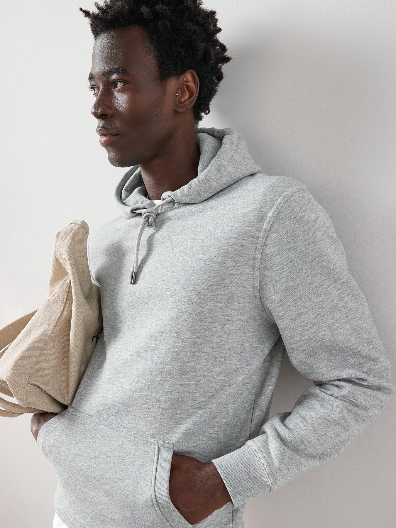 Image 5 of 6 of Very Man Essential Overhead Hoody - Grey Marl