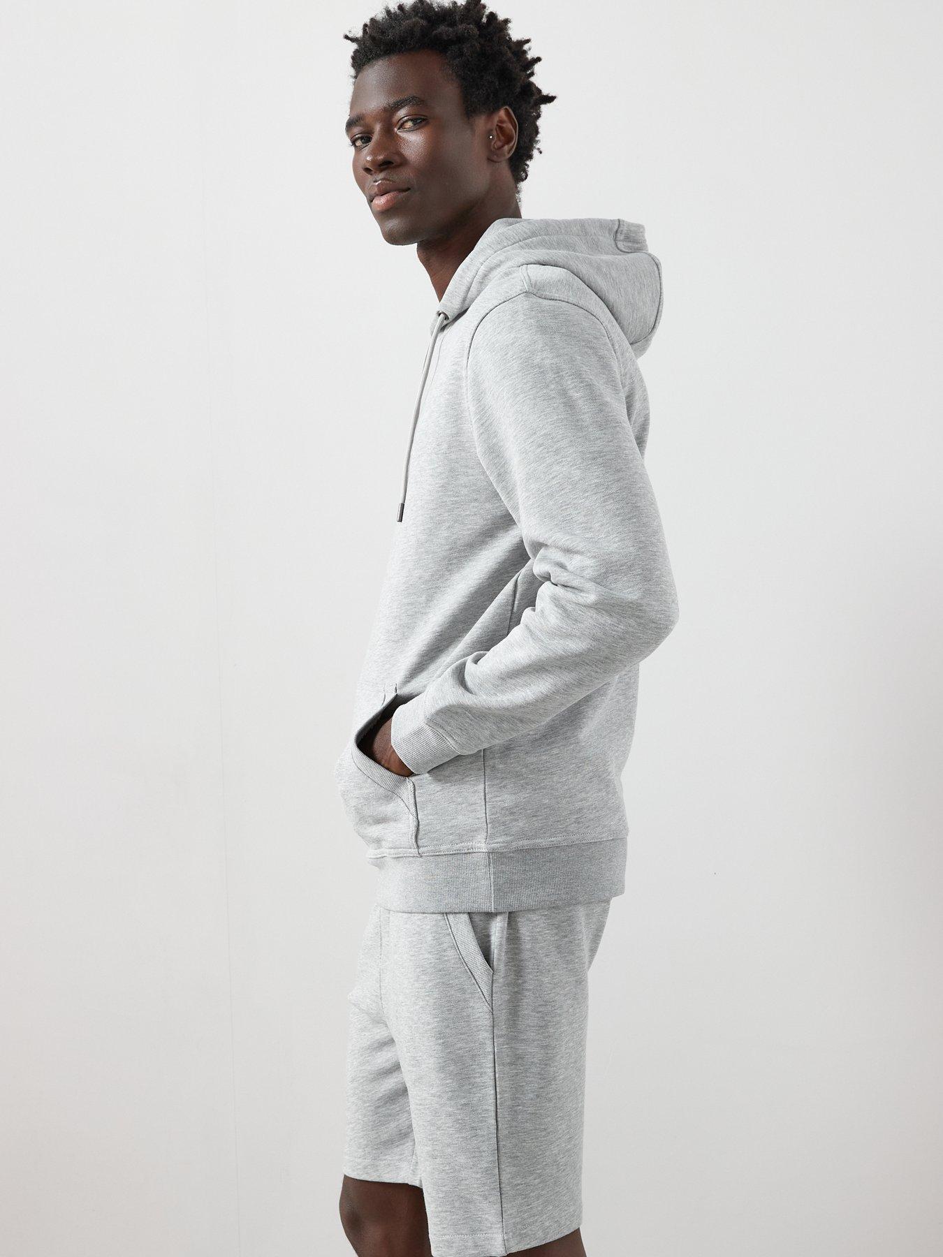 Image 6 of 6 of Very Man Essential Overhead Hoody - Grey Marl