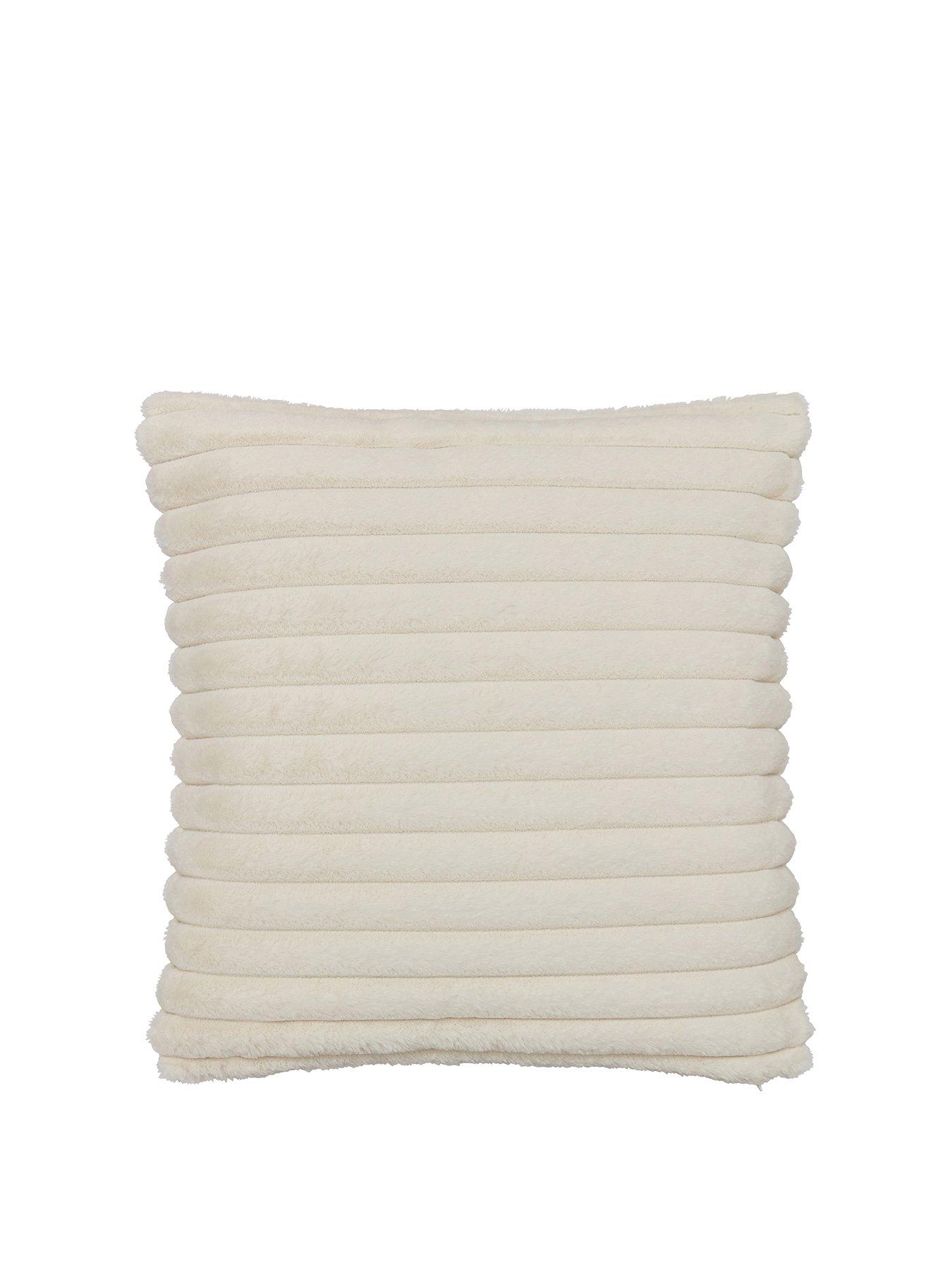 Image 2 of 6 of Catherine Lansfield Cosy Ribbed Cushion