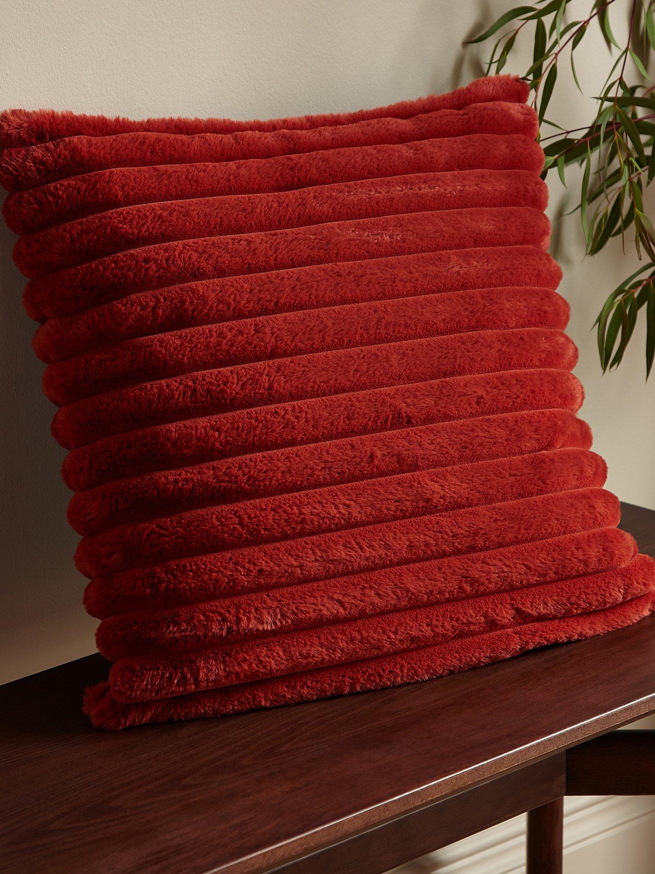 Catherine Lansfield Cosy Ribbed Cushion