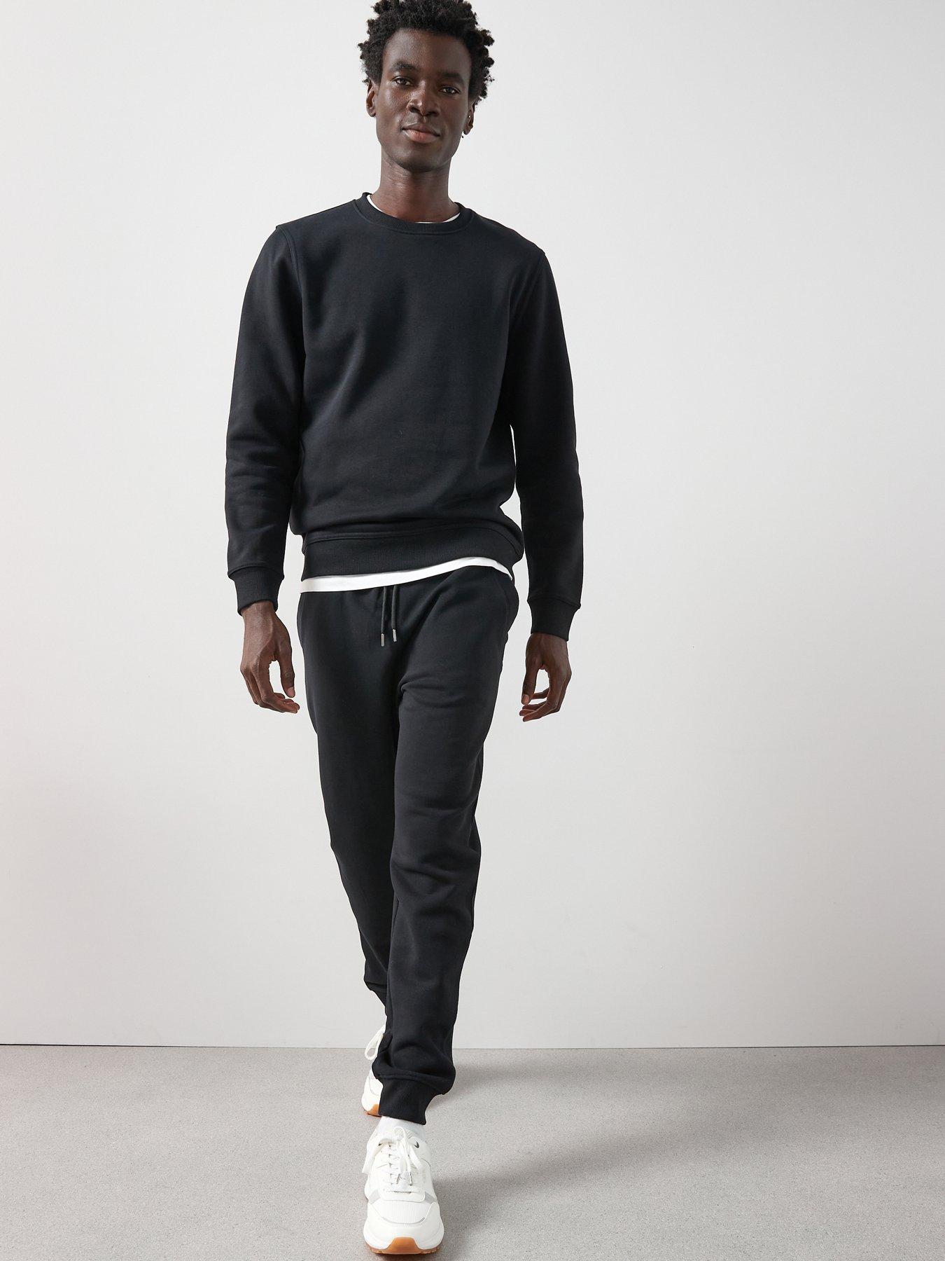Image 3 of 6 of The Very Collection Mens Essentials Cotton Blend Regular Fit Jogger - Black