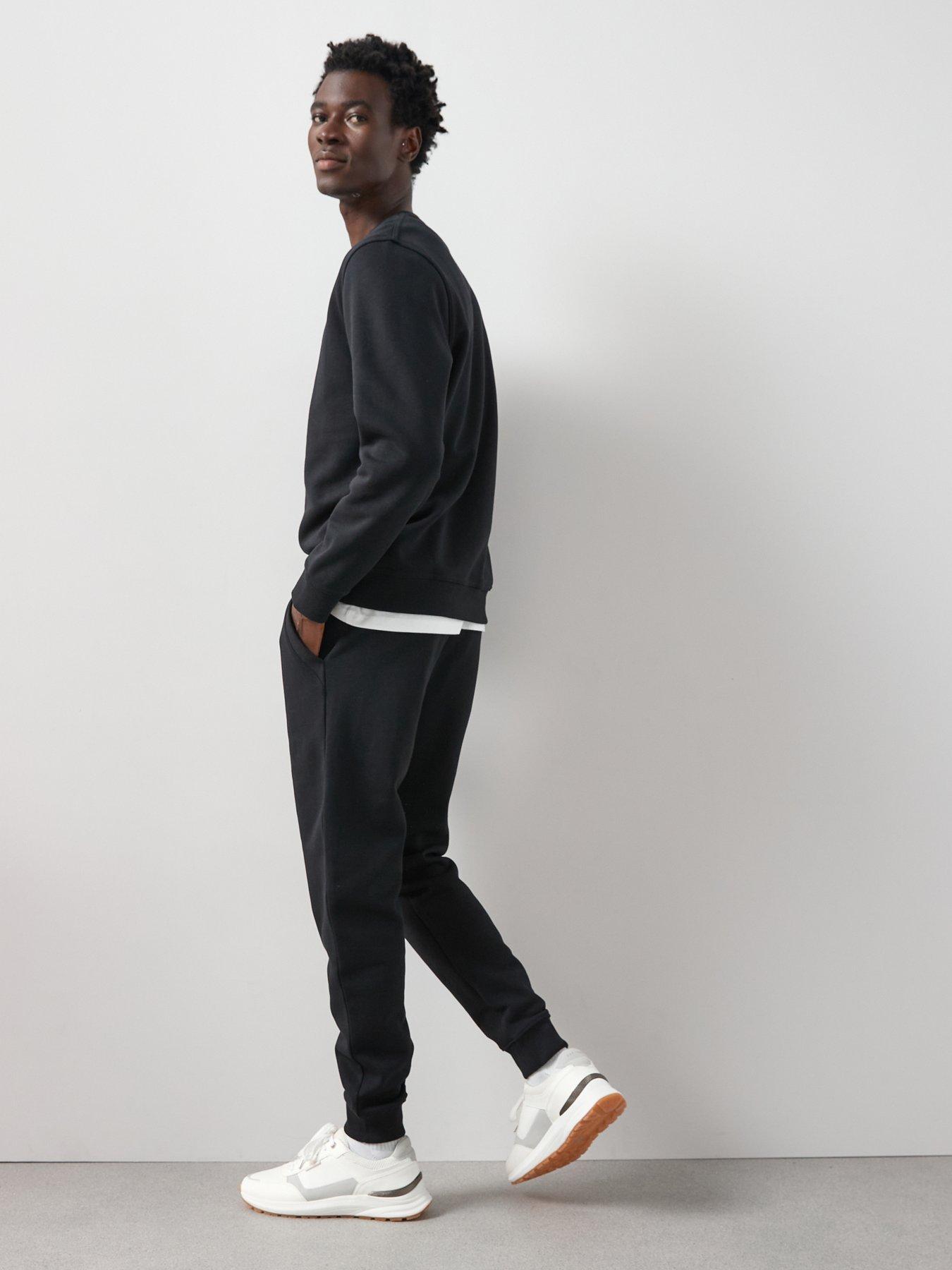 Image 6 of 6 of The Very Collection Mens Essentials Cotton Blend Regular Fit Jogger - Black