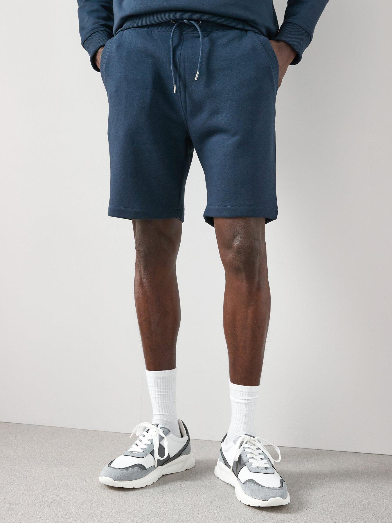 The Very Collection Cotton Blend Everyday Jog Short - Navy