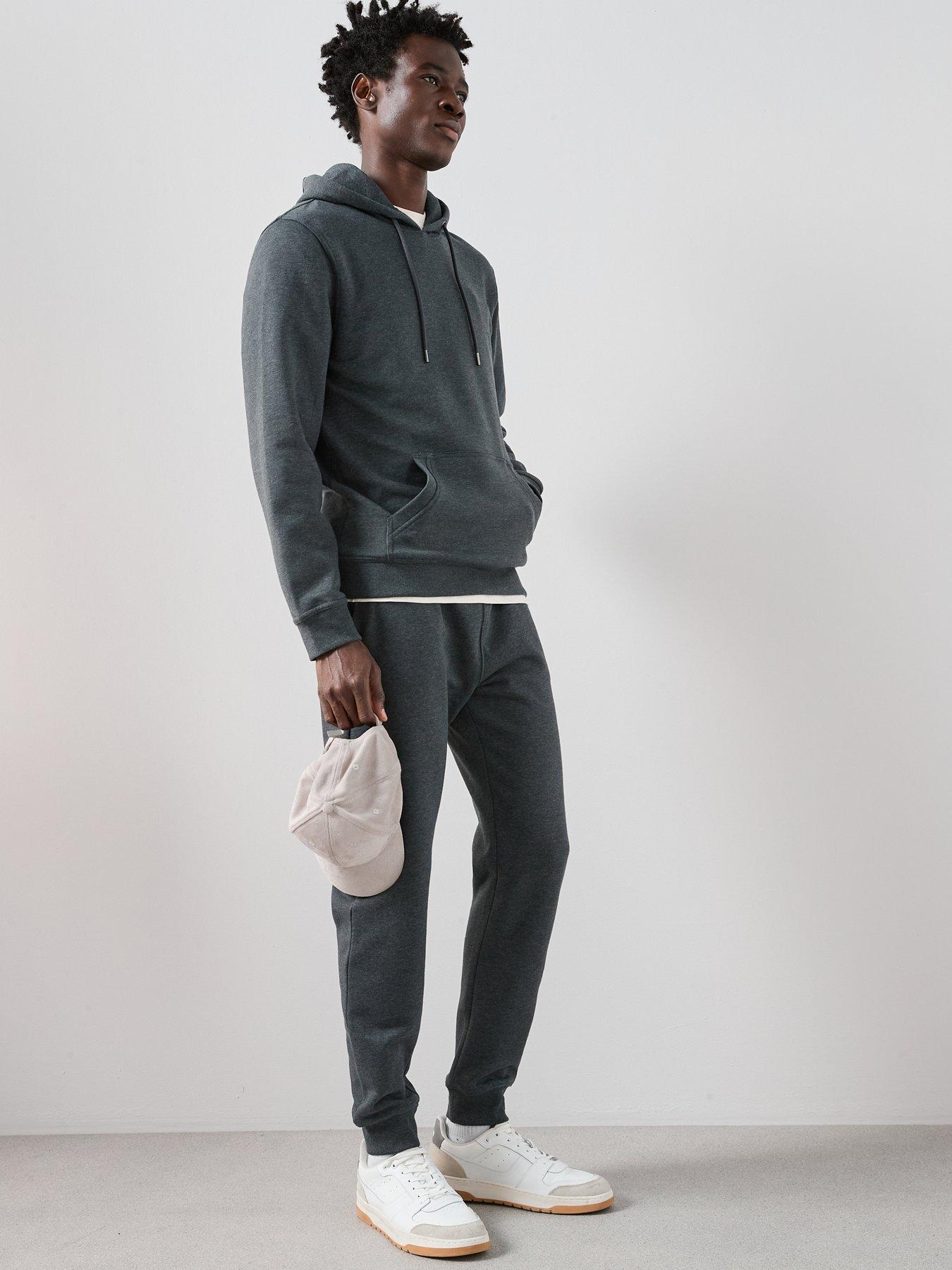 Image 3 of 7 of Very Man Overhead Hoody Tracksuit - Charcoal