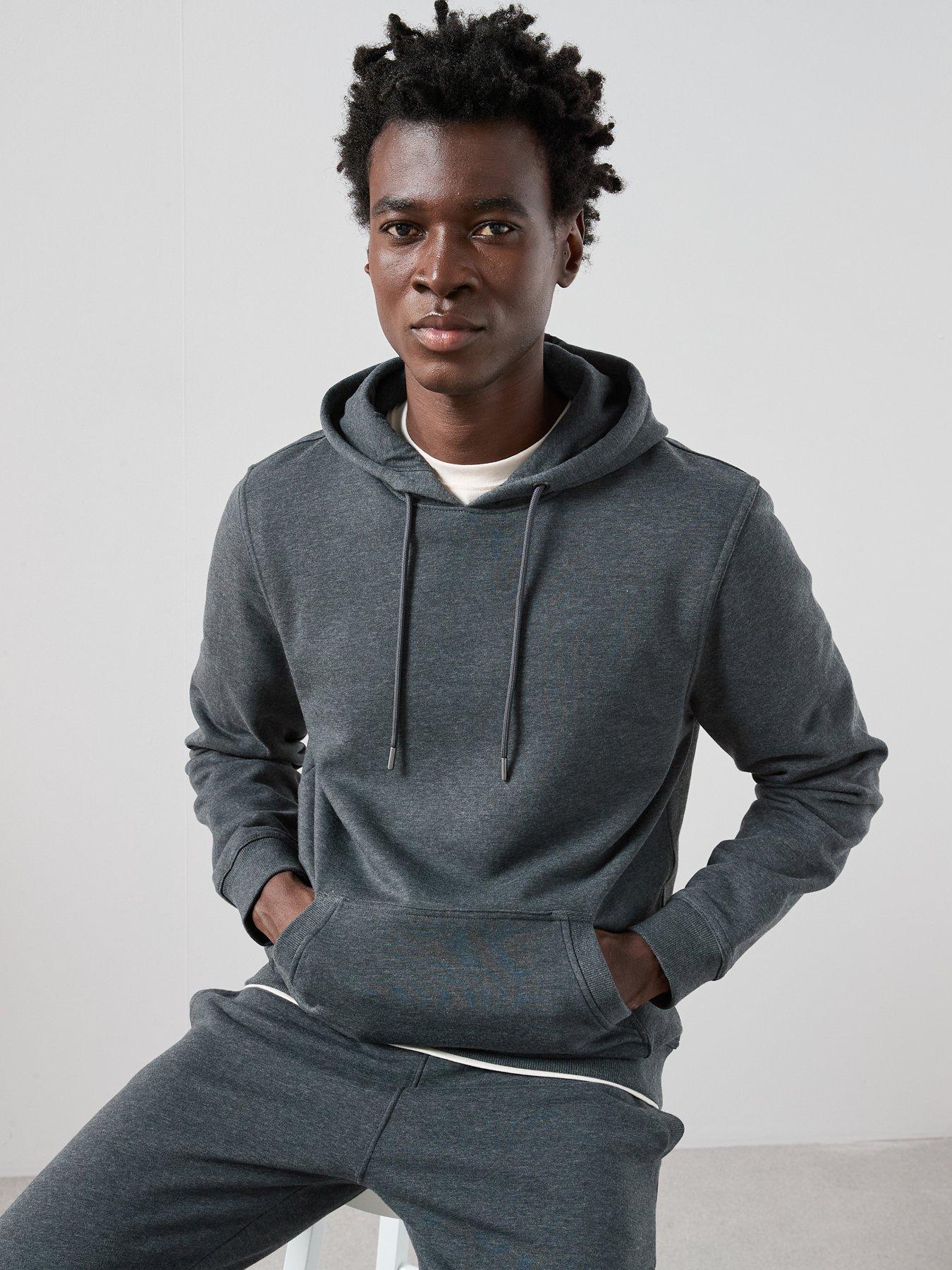 Image 4 of 7 of Very Man Overhead Hoody Tracksuit - Charcoal
