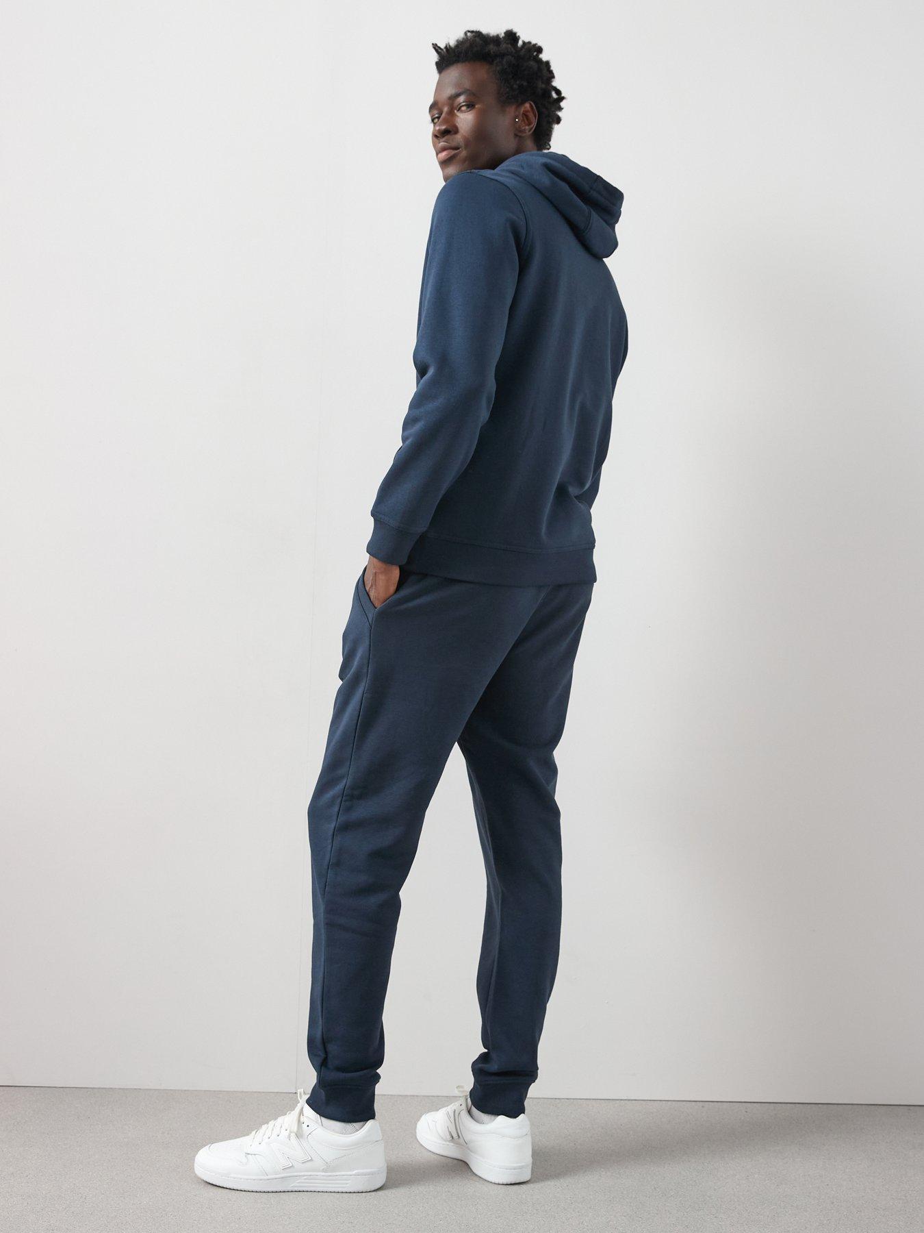 Image 2 of 6 of The Very Collection Cotton Blend Overhead Hoody Tracksuit - Navy