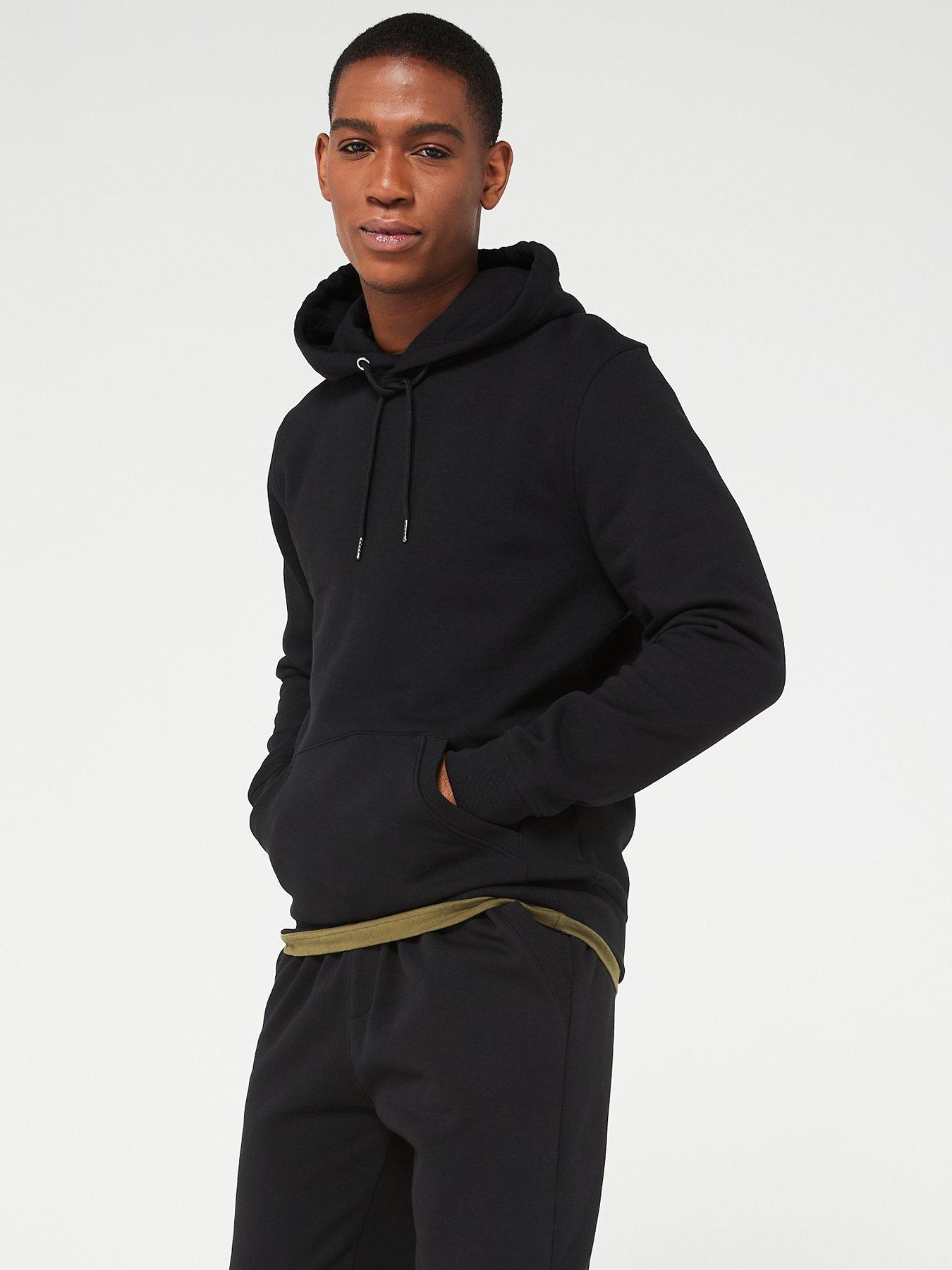  image of very-man-overhead-hoody-tracksuit-black