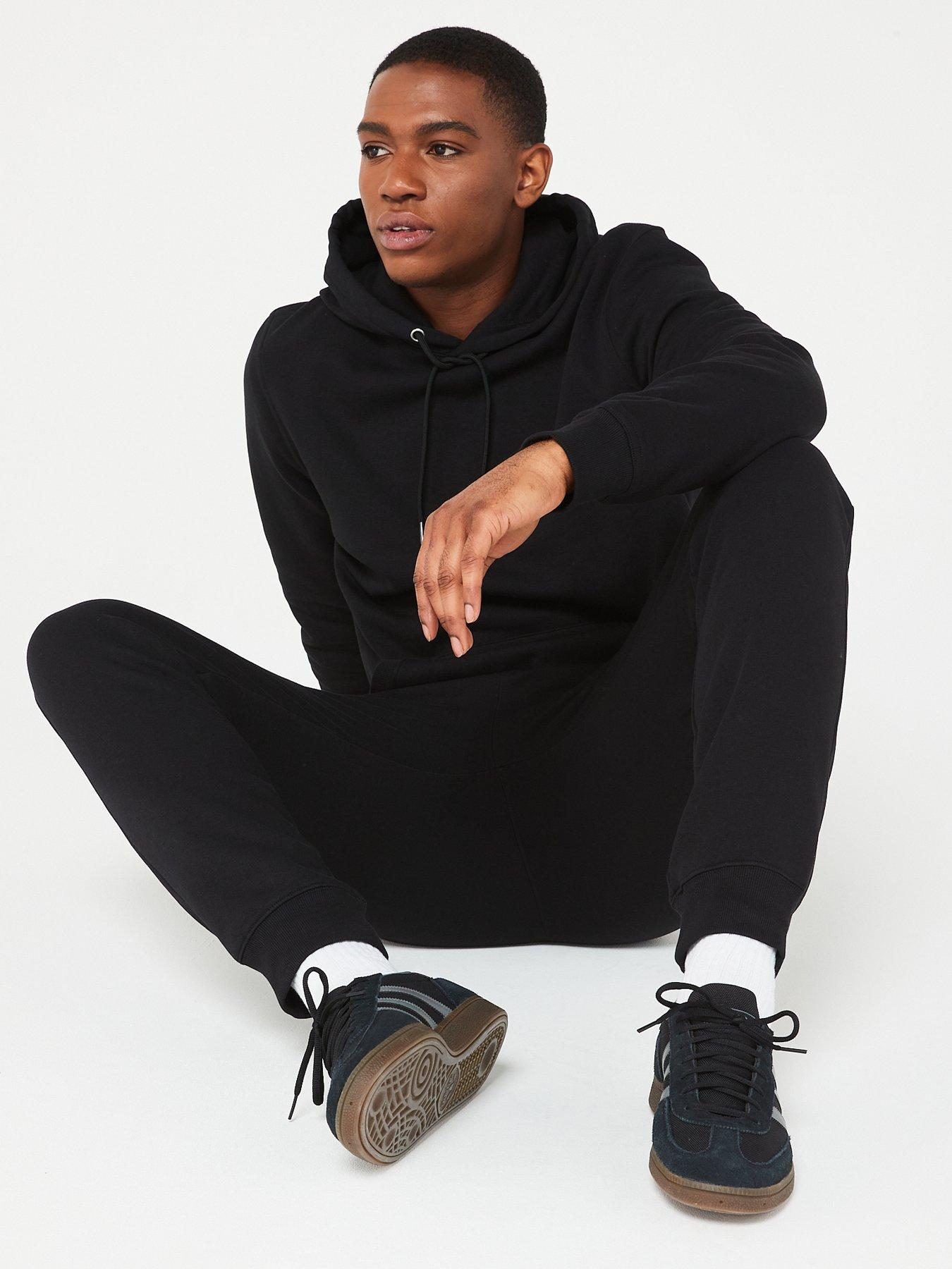  image of very-man-overhead-hoody-tracksuit-black