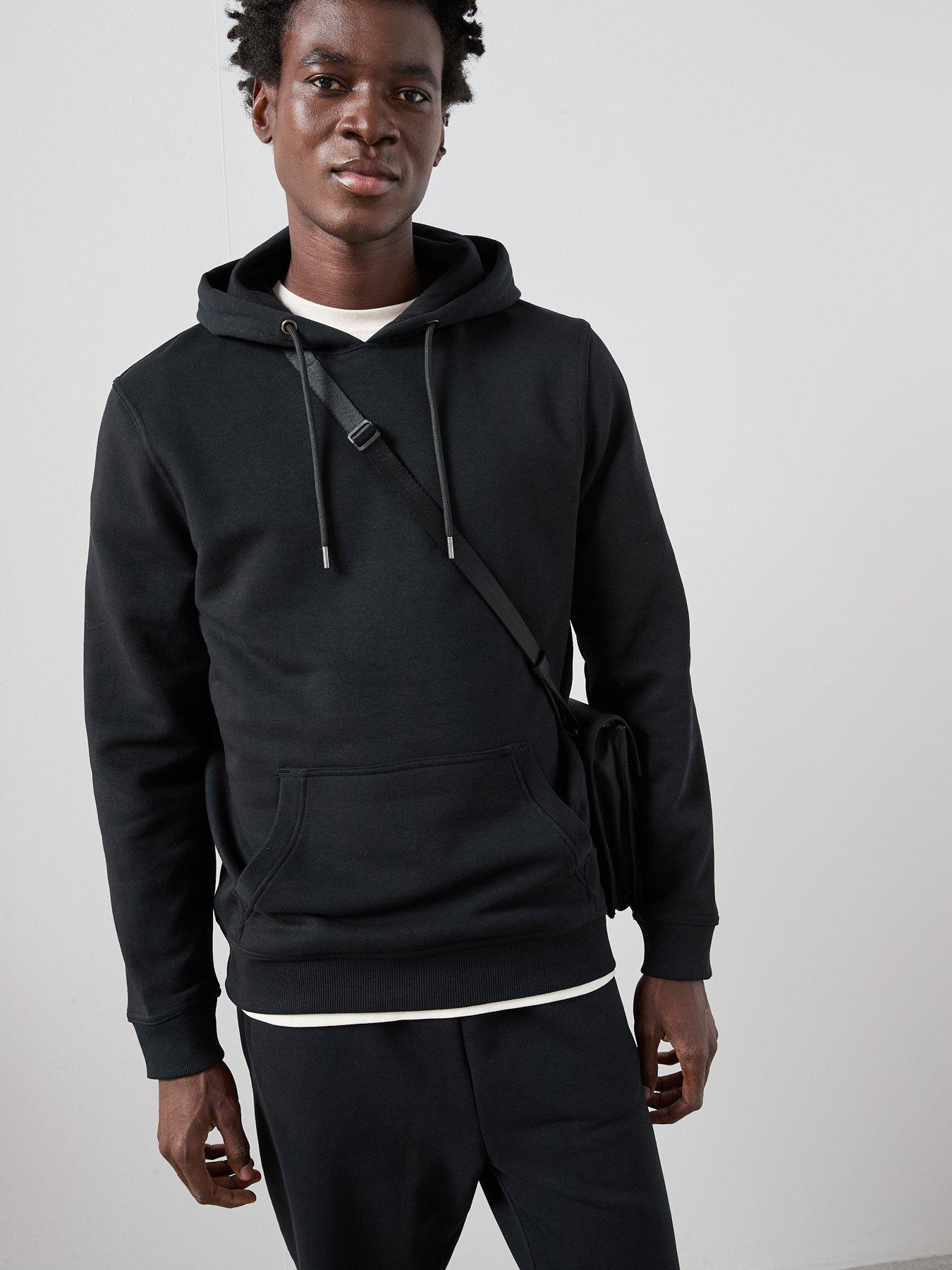  image of very-man-essentials-overheadnbsphoodie-black