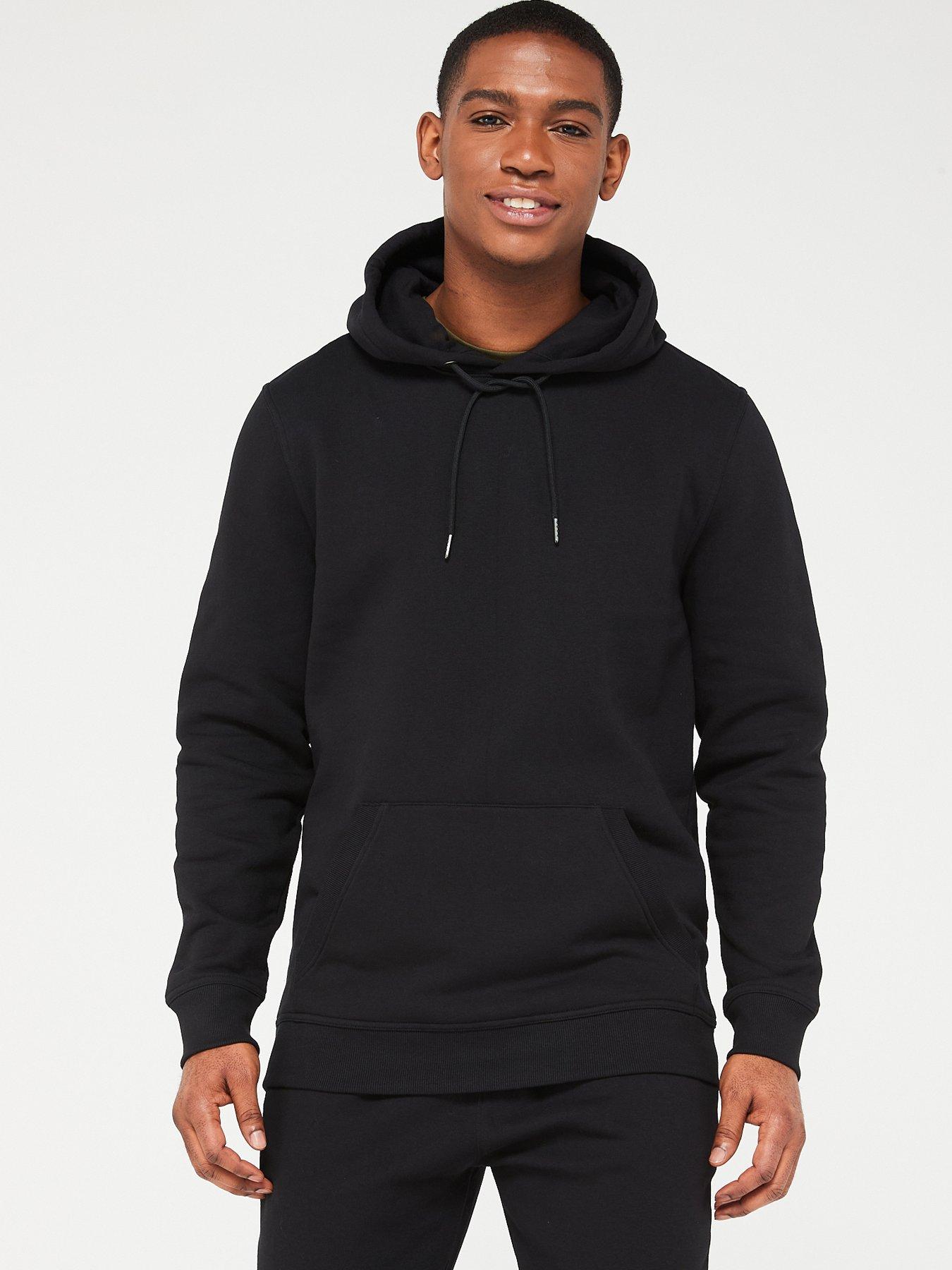 Image 1 of 6 of Very Man Essentials Overhead&nbsp;Hoody - Black