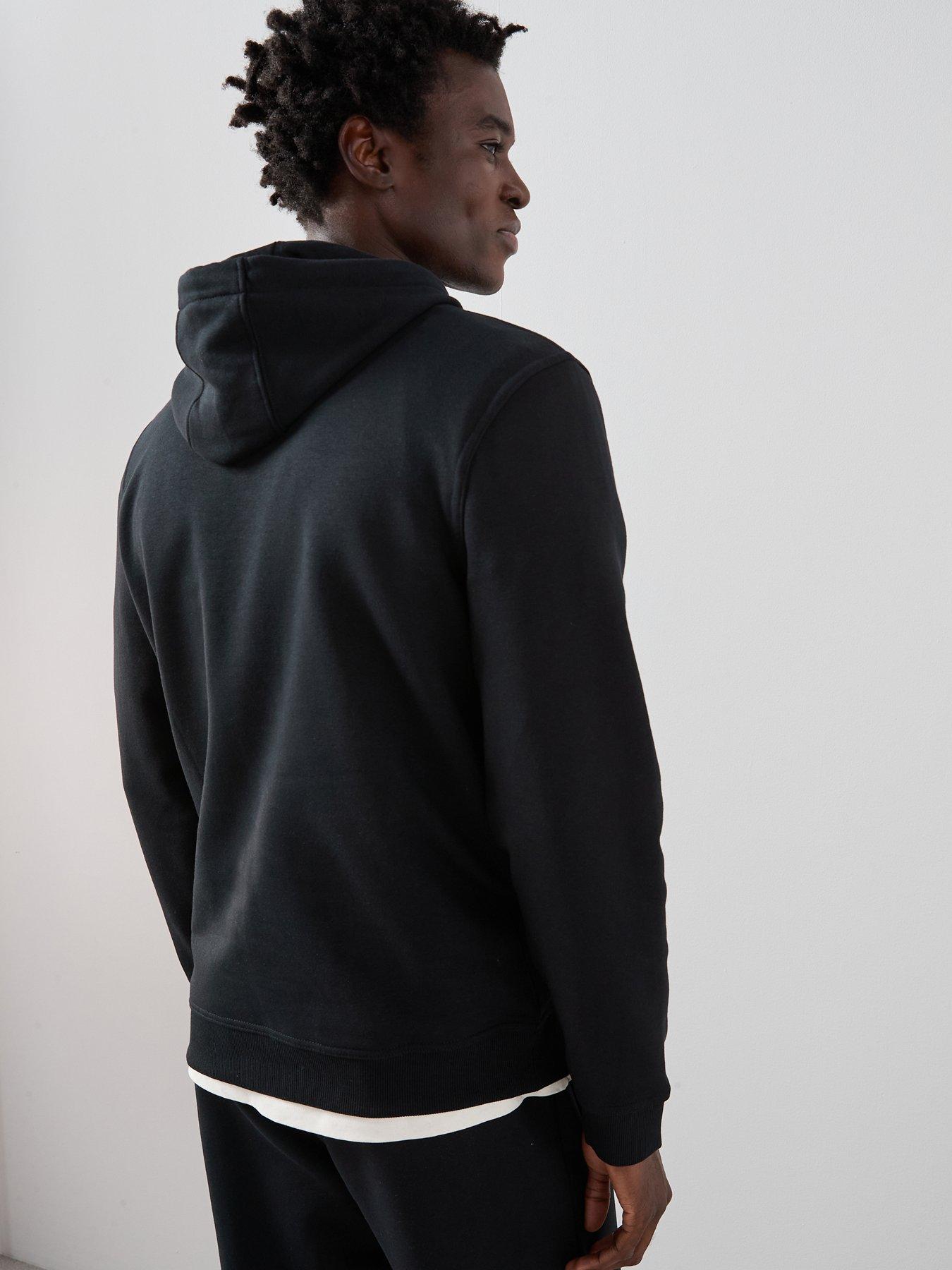 stillFront image of very-man-essentials-overheadnbsphoodie-black