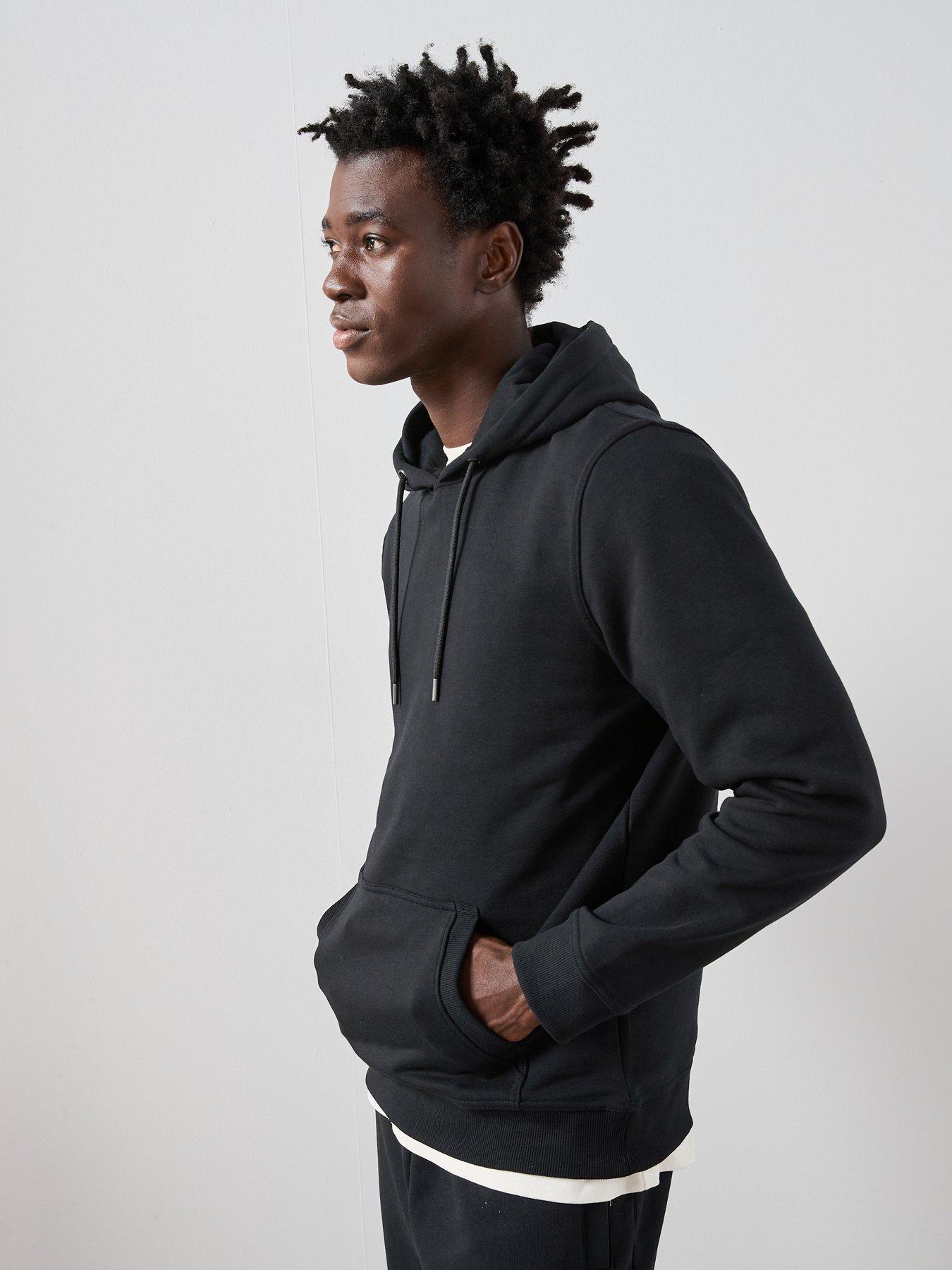  image of very-man-essentials-overheadnbsphoodie-black