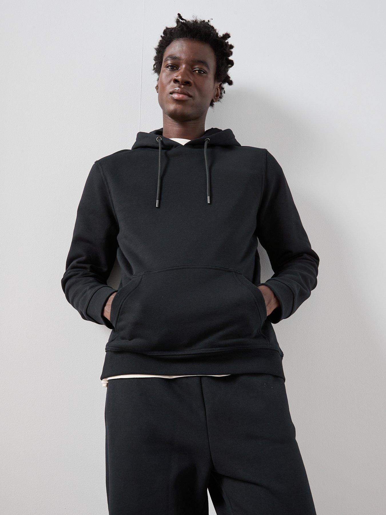  image of very-man-essentials-overheadnbsphoodie-black