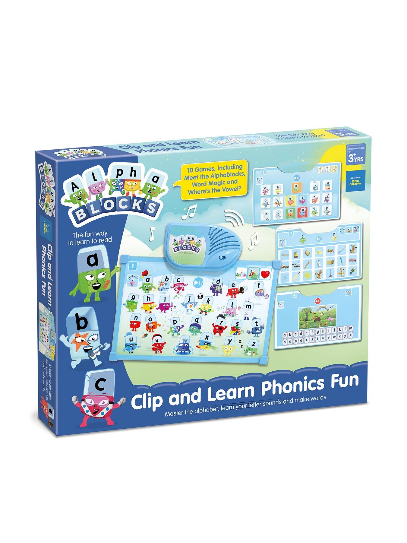 Image 1 of 7 of Alpha Blocks Alphablocks Clip &amp; Learn