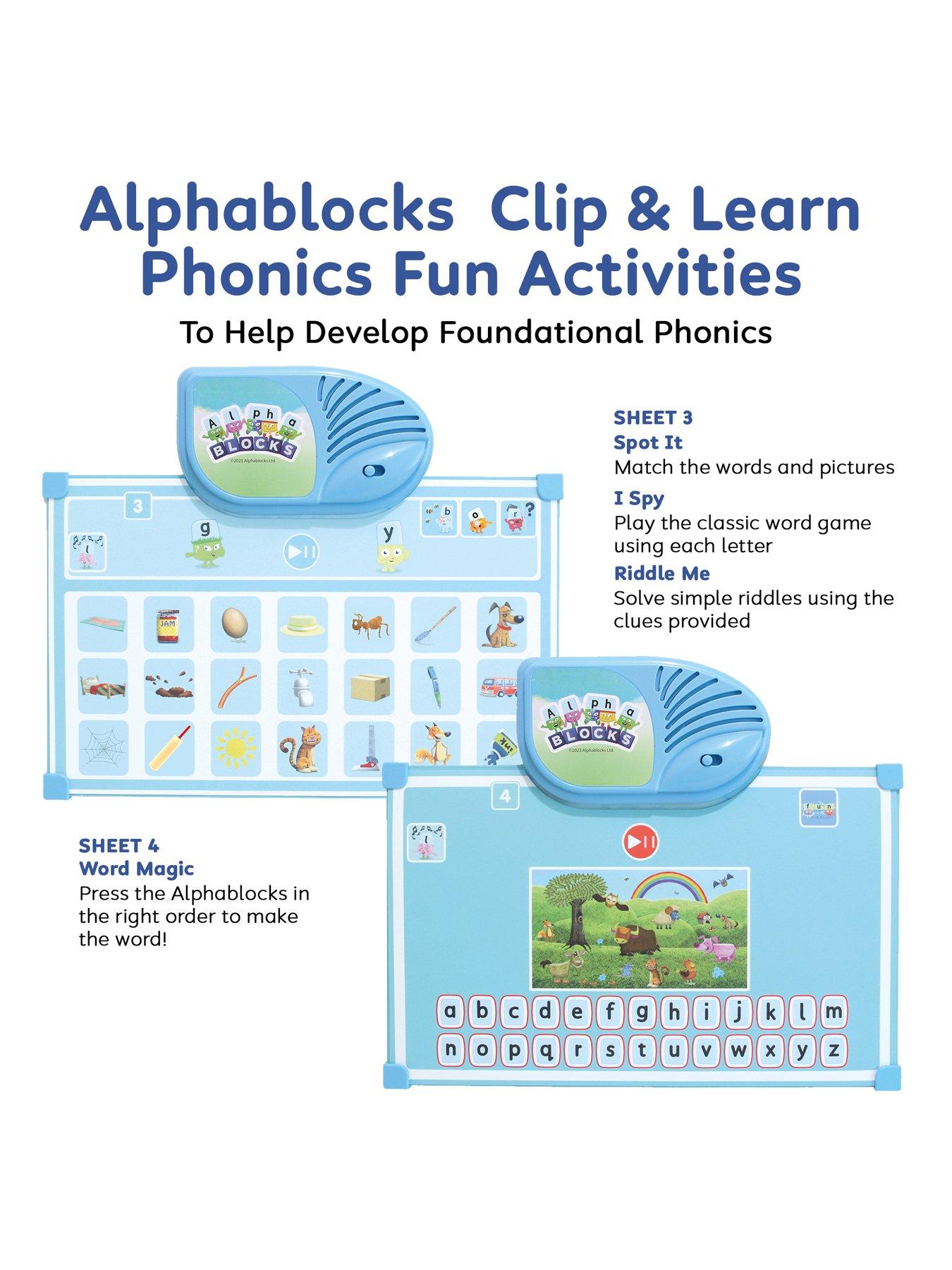 Image 3 of 7 of Alpha Blocks Alphablocks Clip &amp; Learn