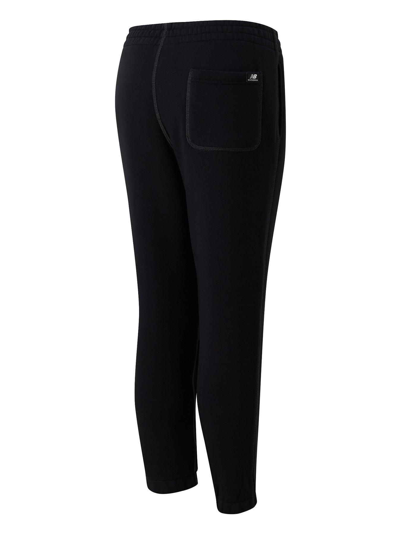  image of new-balance-essentials-brushed-back-pant-black