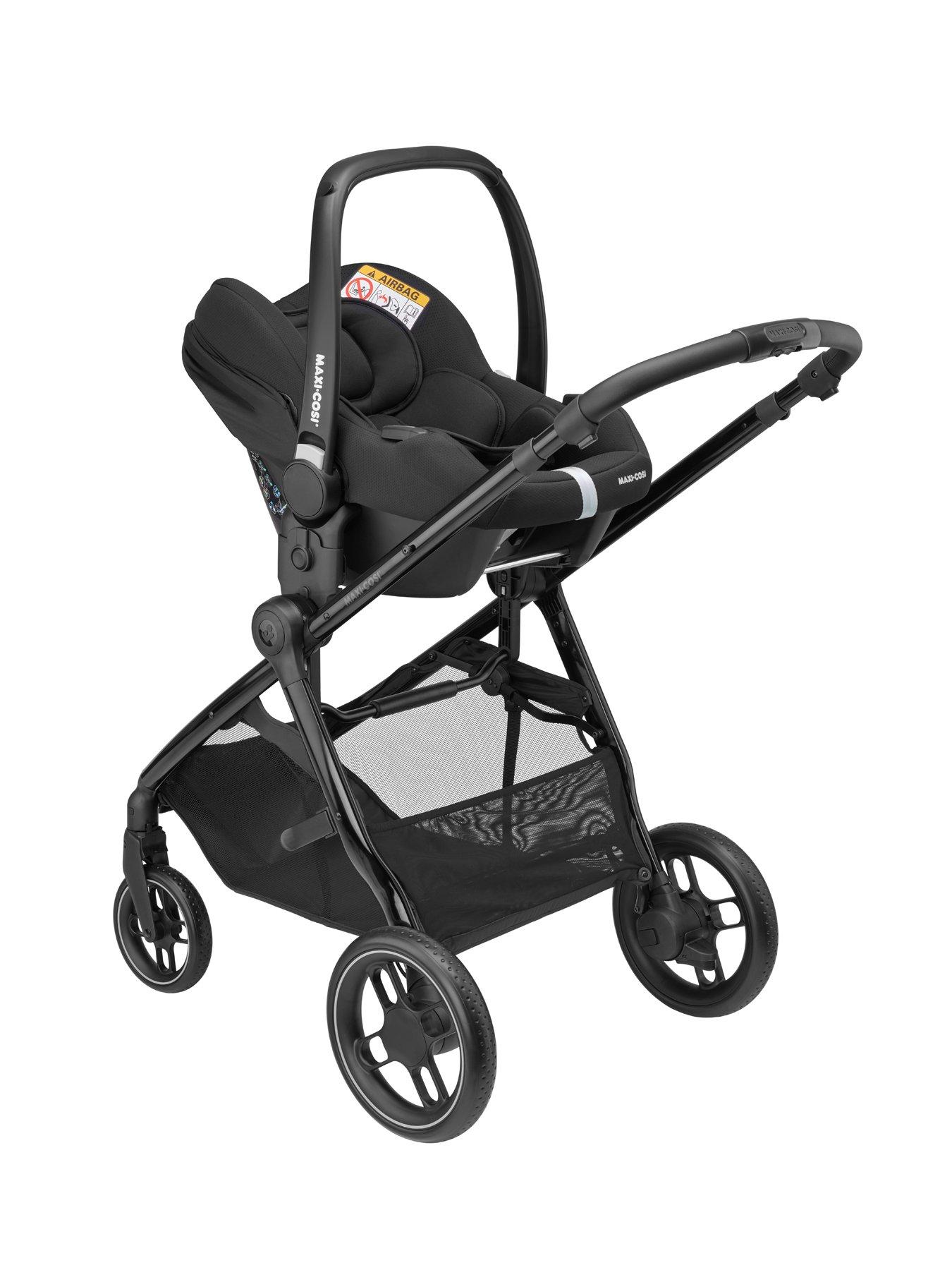 image of maxi-cosi-zelia-luxe-cabriofix-i-size-amp-base-travel-system-twillic-black