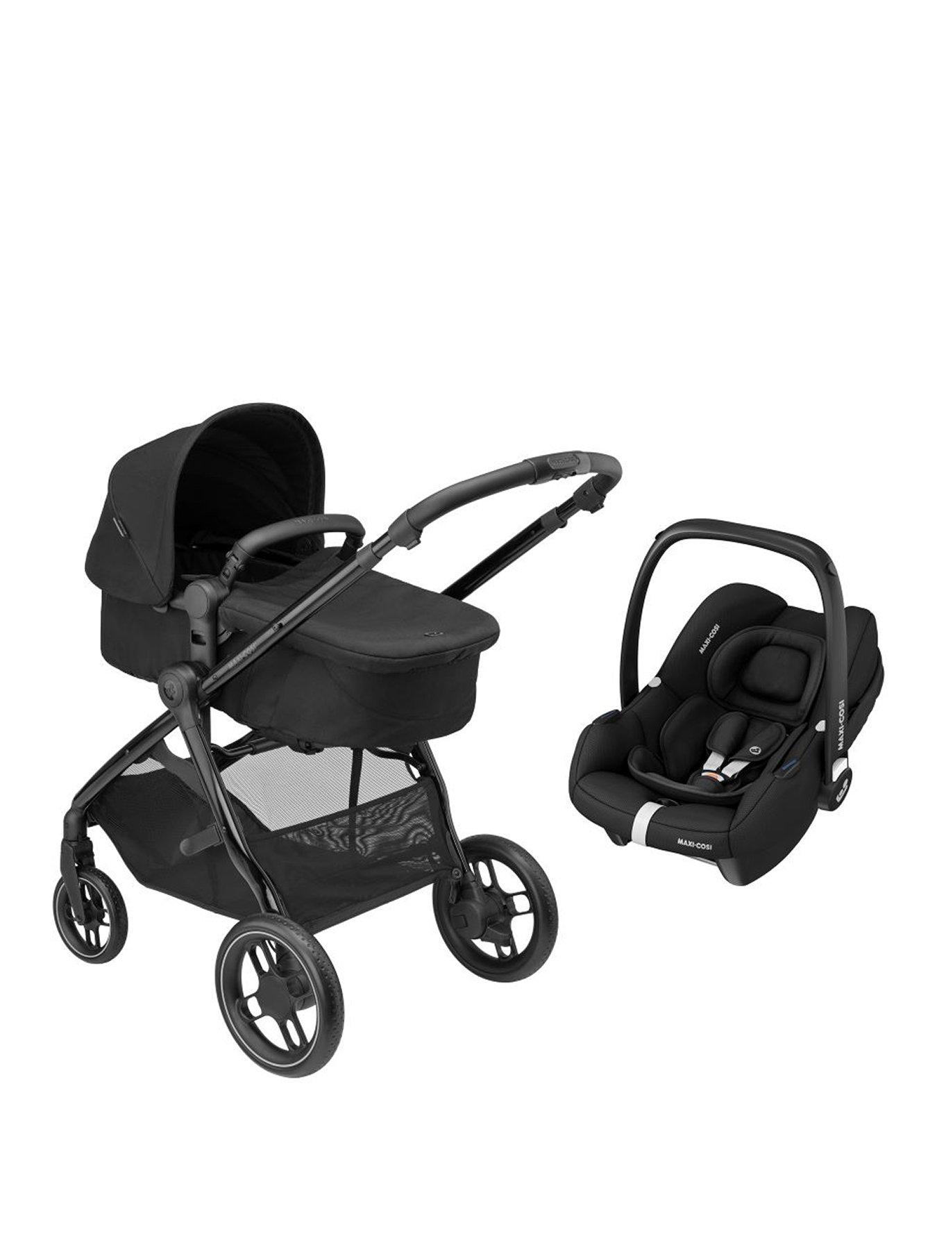 Zelia Luxe Cabriofix i Size Travel System Twillic Black