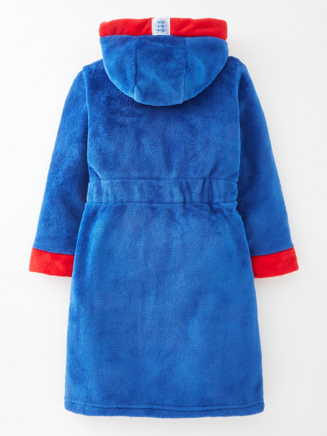 Boys England Dressing Gown Blue