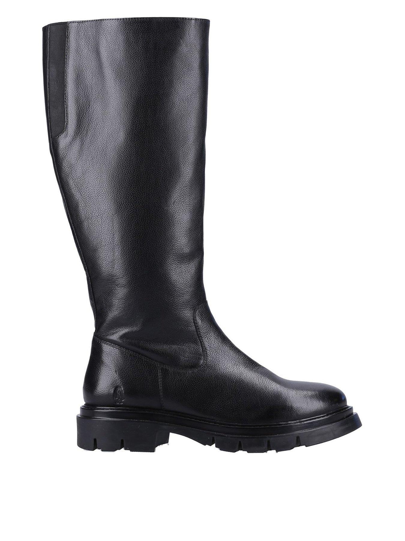 Hush Puppies Rowan Knee Boot Black littlewoods