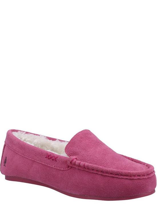 stillFront image of hush-puppies-annie-mocassin-slippers-pink