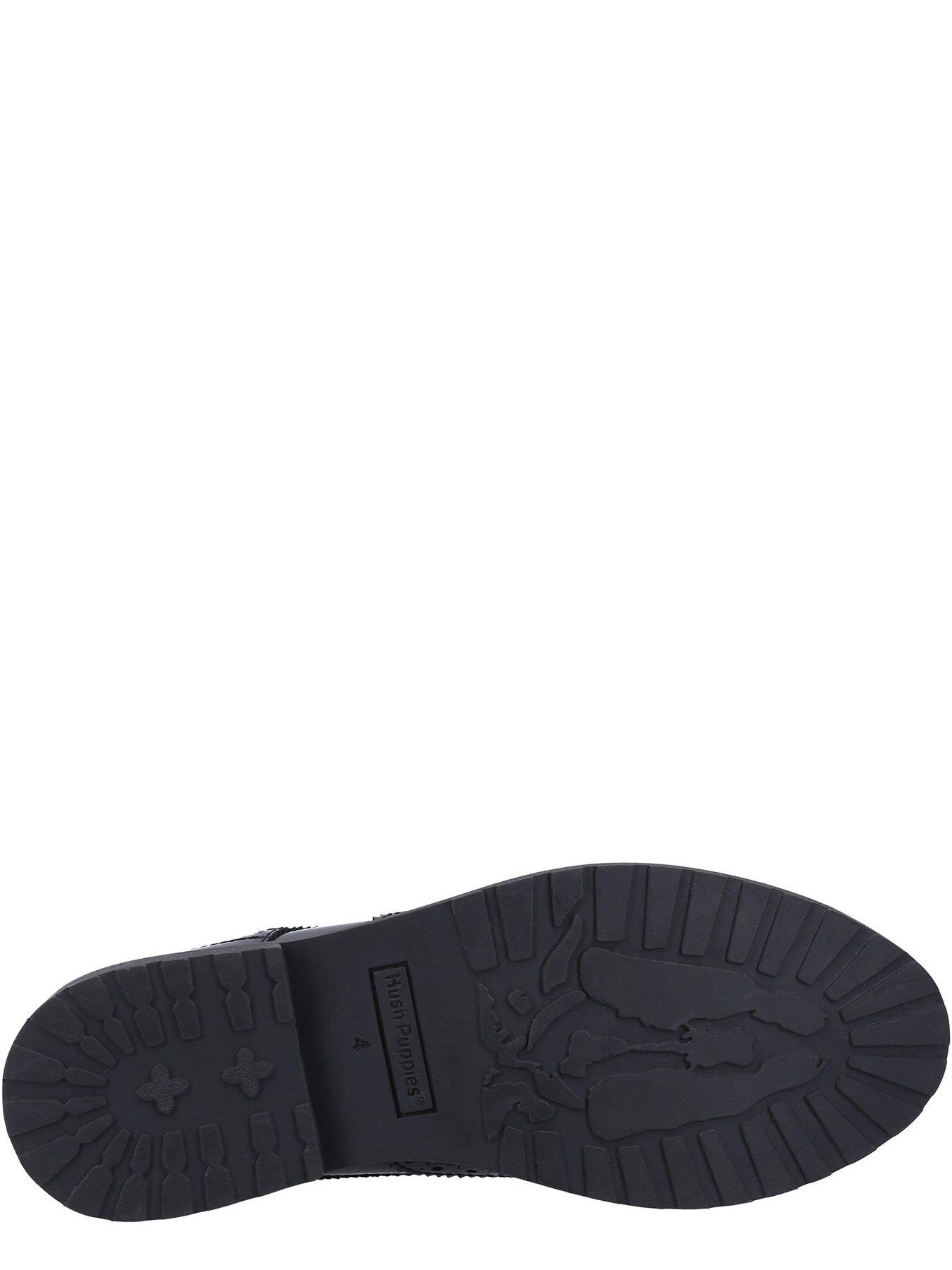  image of hush-puppies-verity-patent-slip-on-loafer-black