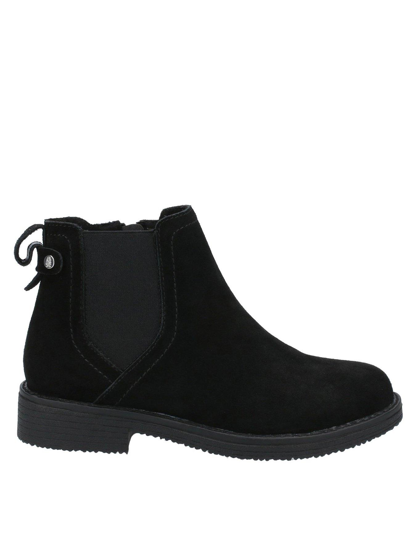 Hush Puppies Wide Fitting Maddy Ankle Boot - Black | littlewoods.com