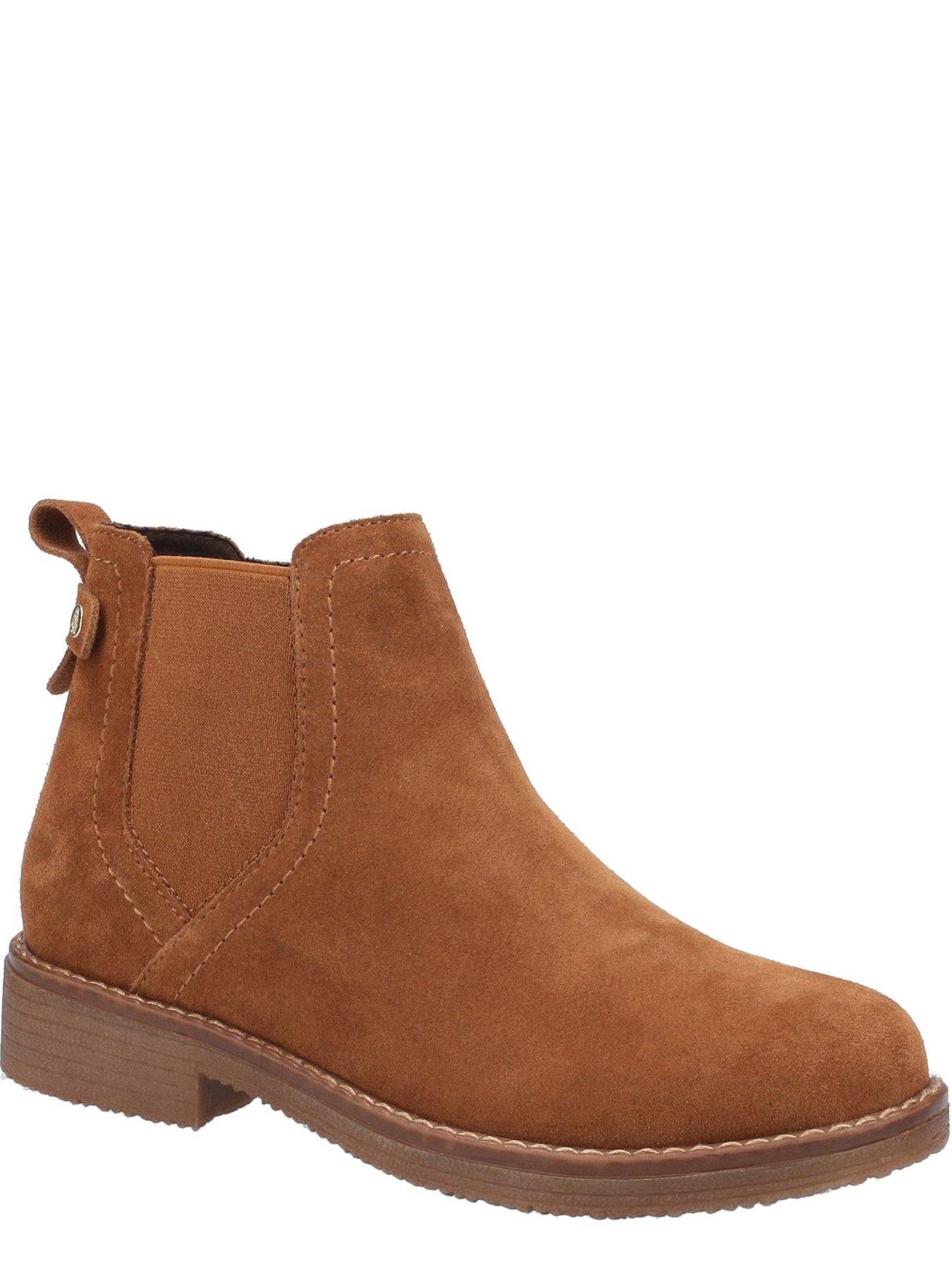 Image 2 of 4 of Hush Puppies Wide Fitting Maddy Ankle Boot - Tan