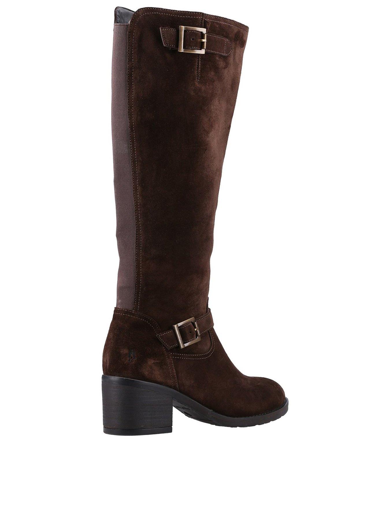 Image 3 of 5 of Hush Puppies Heidi Buckle Knee Boot - Brown