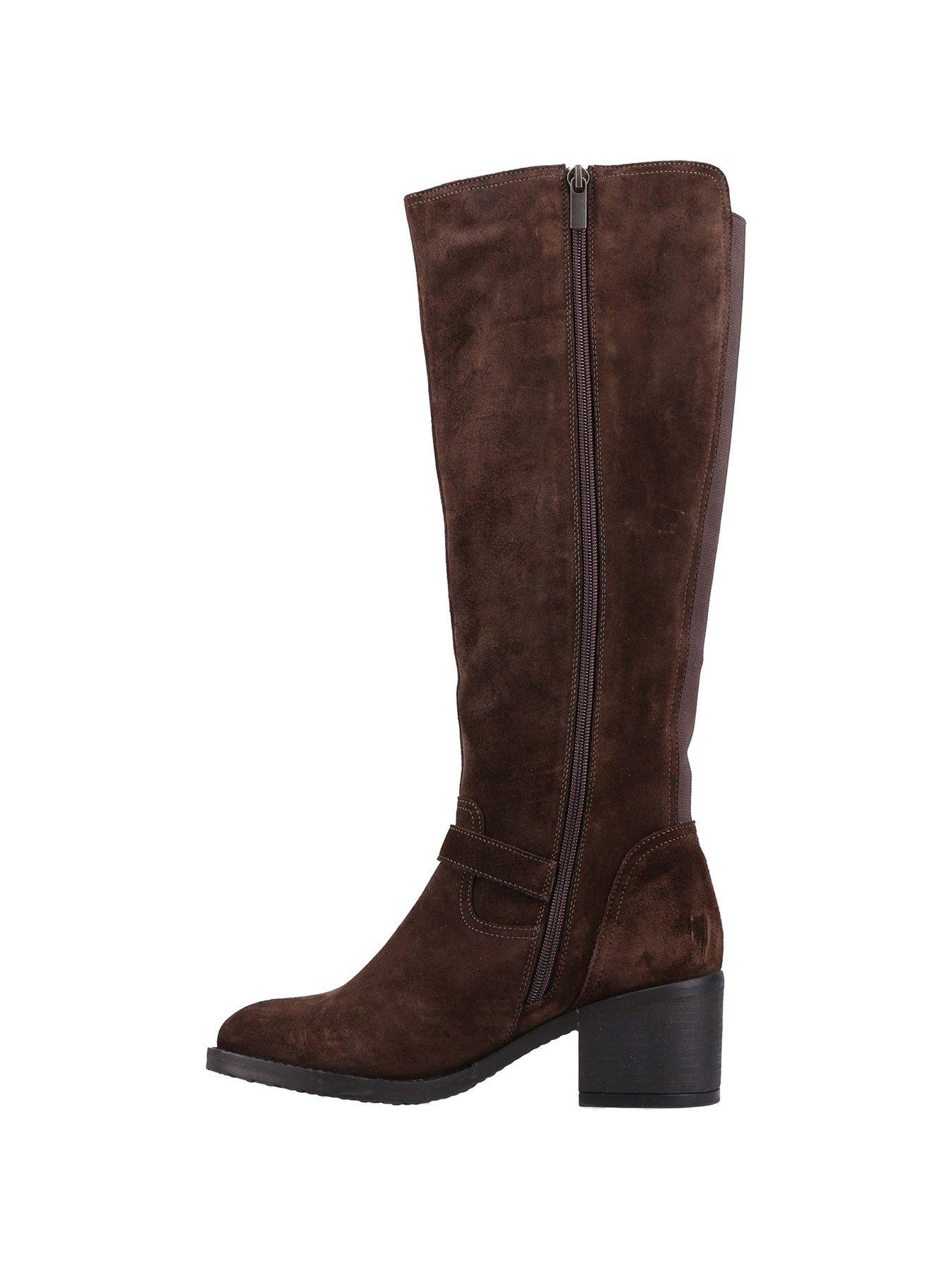 Image 5 of 5 of Hush Puppies Heidi Buckle Knee Boot - Brown