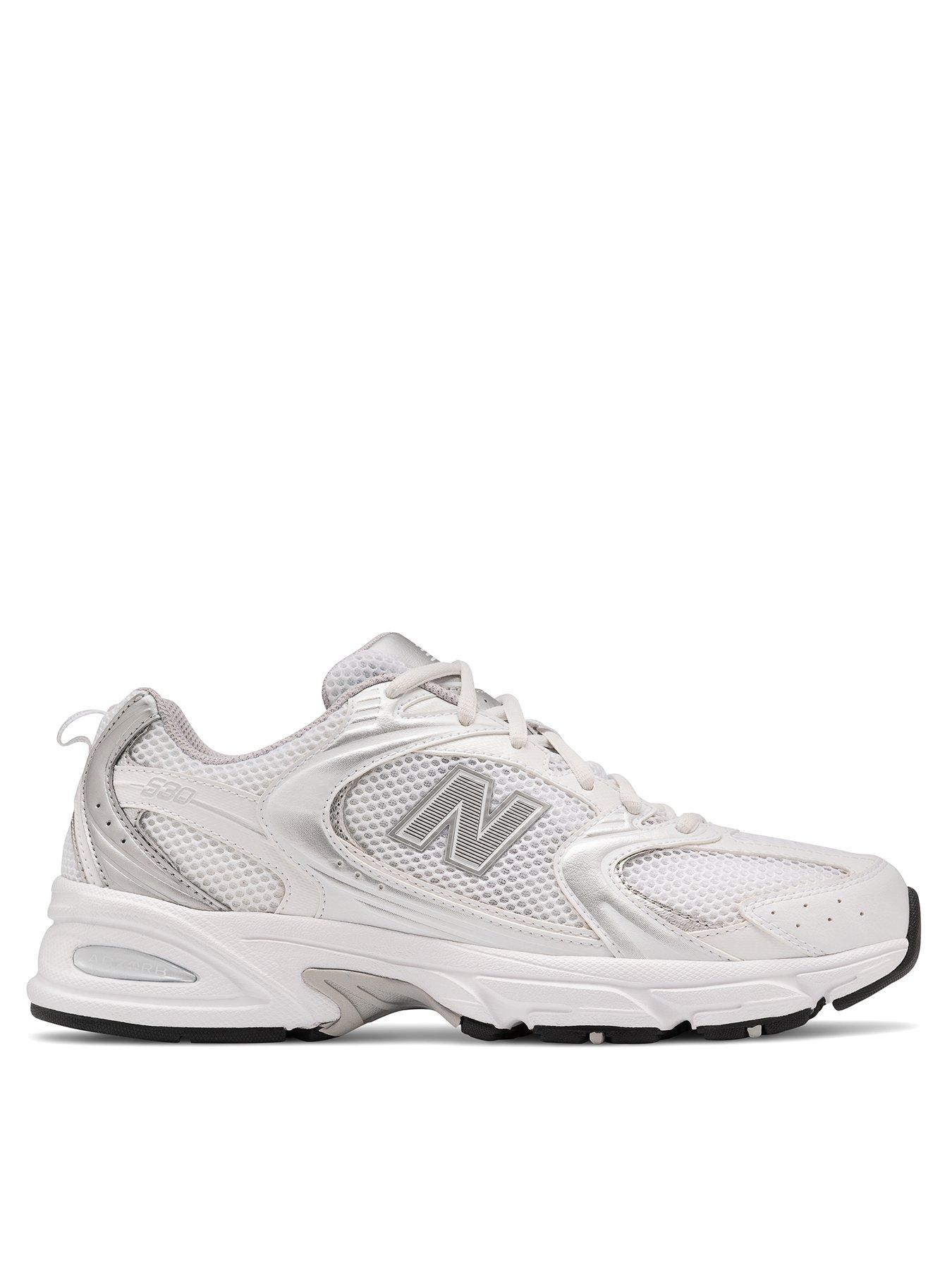 New balance cheap white ladies trainers